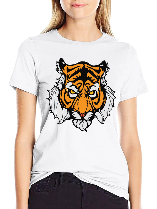 Bold Tiger Graphic Tee - Mens Black T-Shirt
