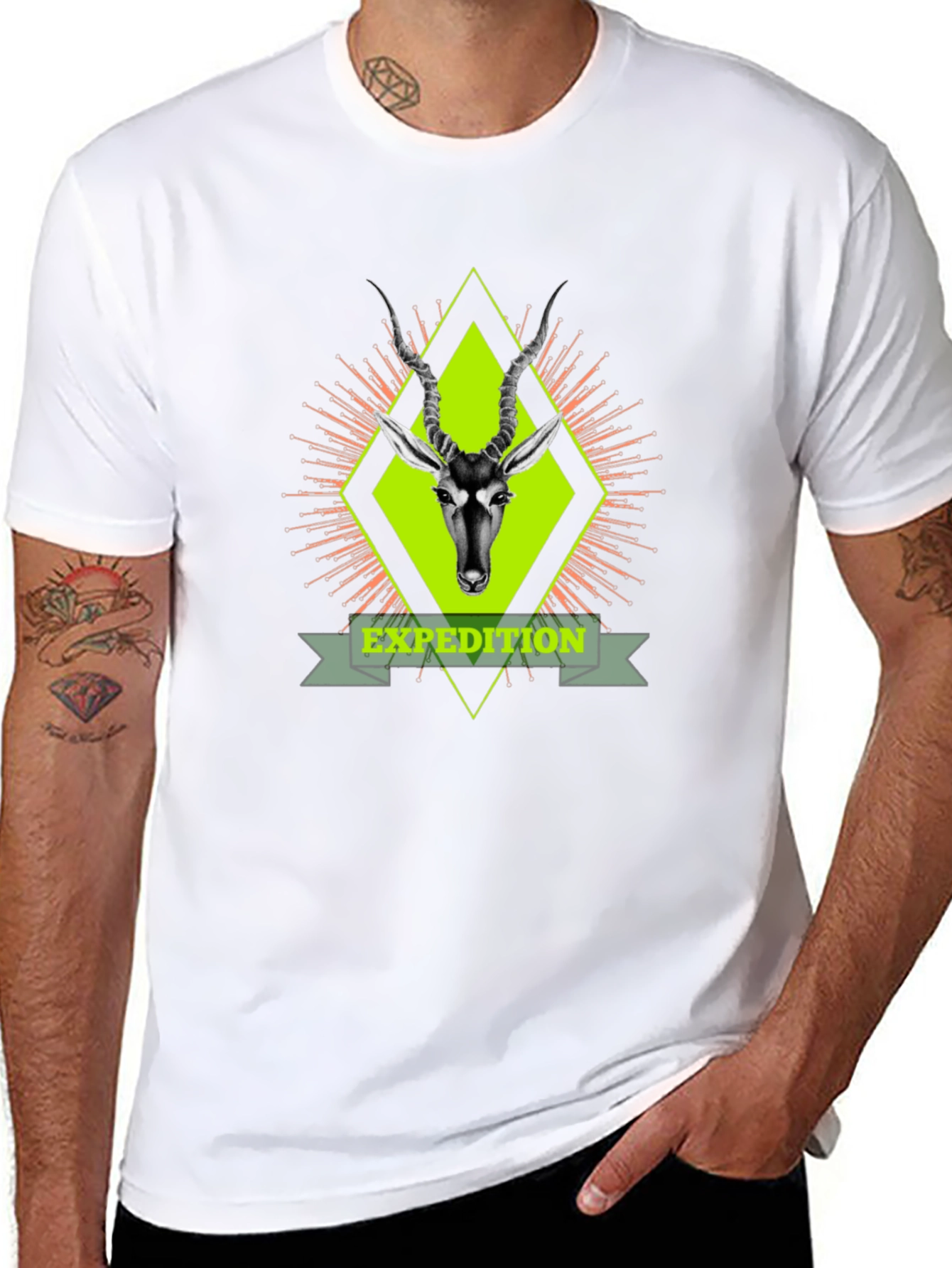 Expedition Antelope Graphic T-Shirt - Black