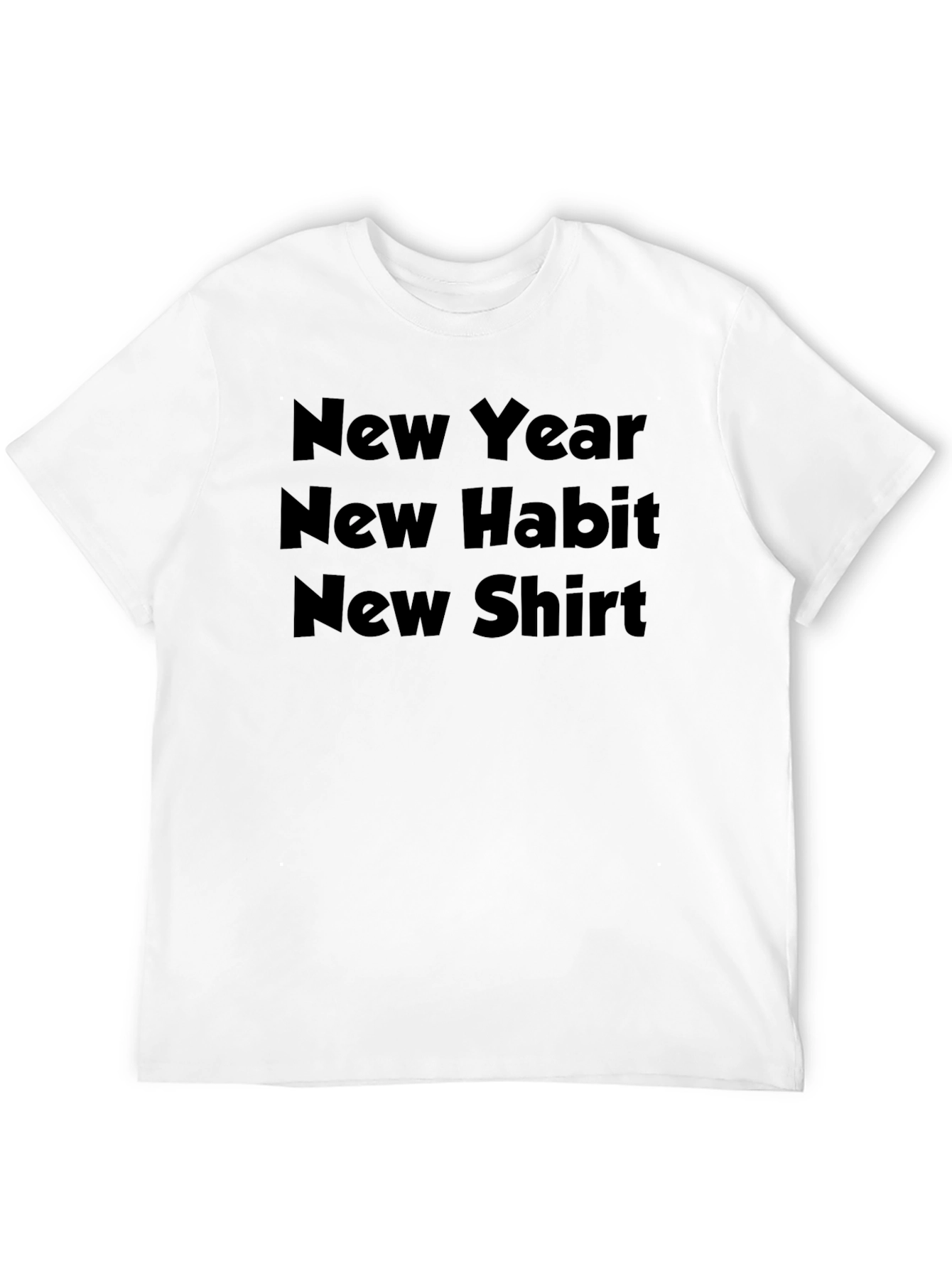 New Year New Habit New Shirt Graphic Tee