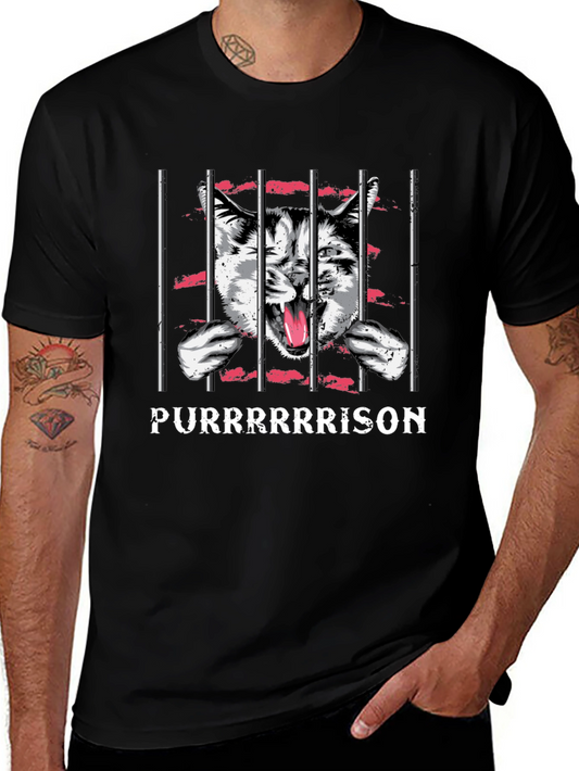 Purrrrison T-Shirt - Funny Cat Lover Tee
