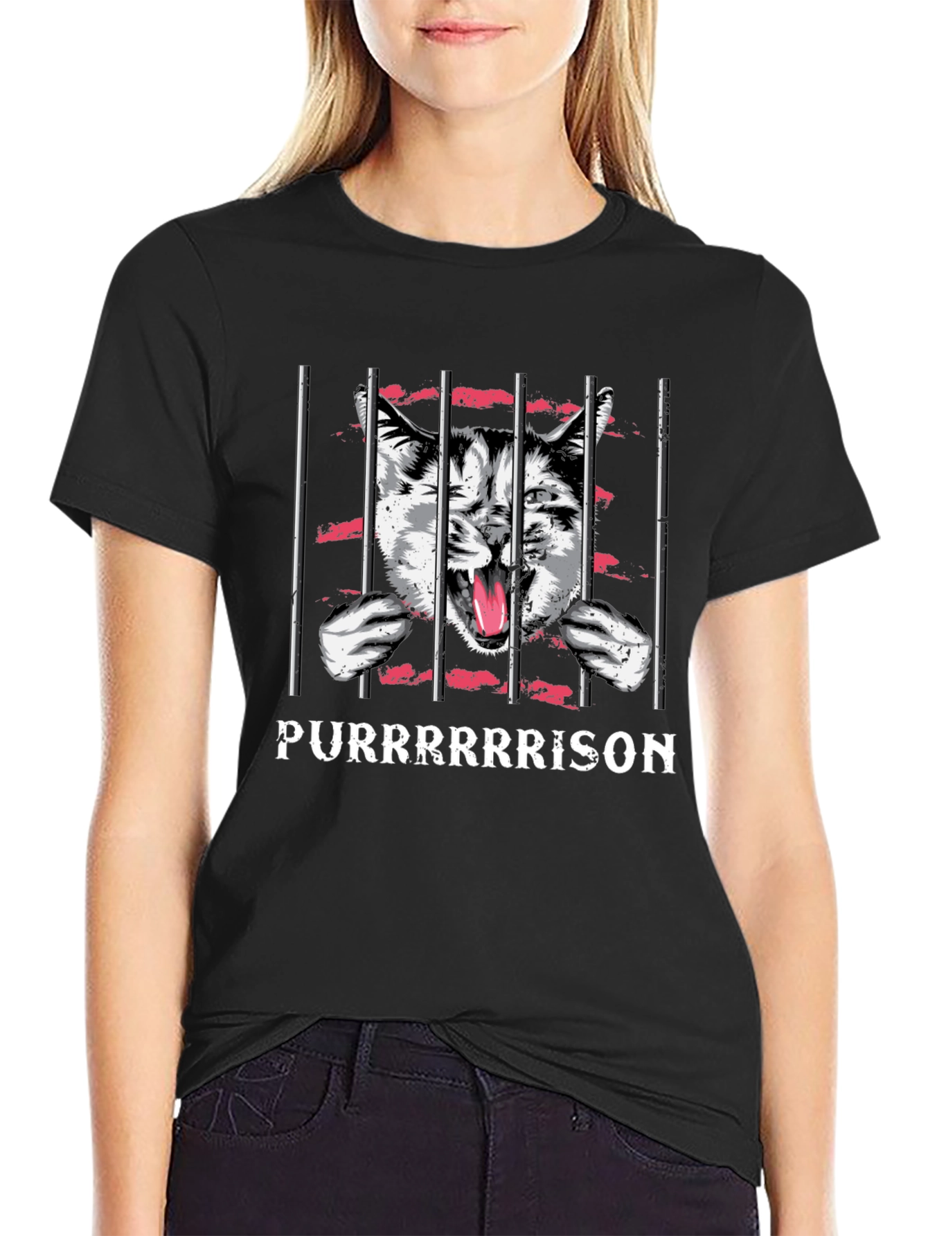 Purrrrison T-Shirt - Funny Cat Lover Tee