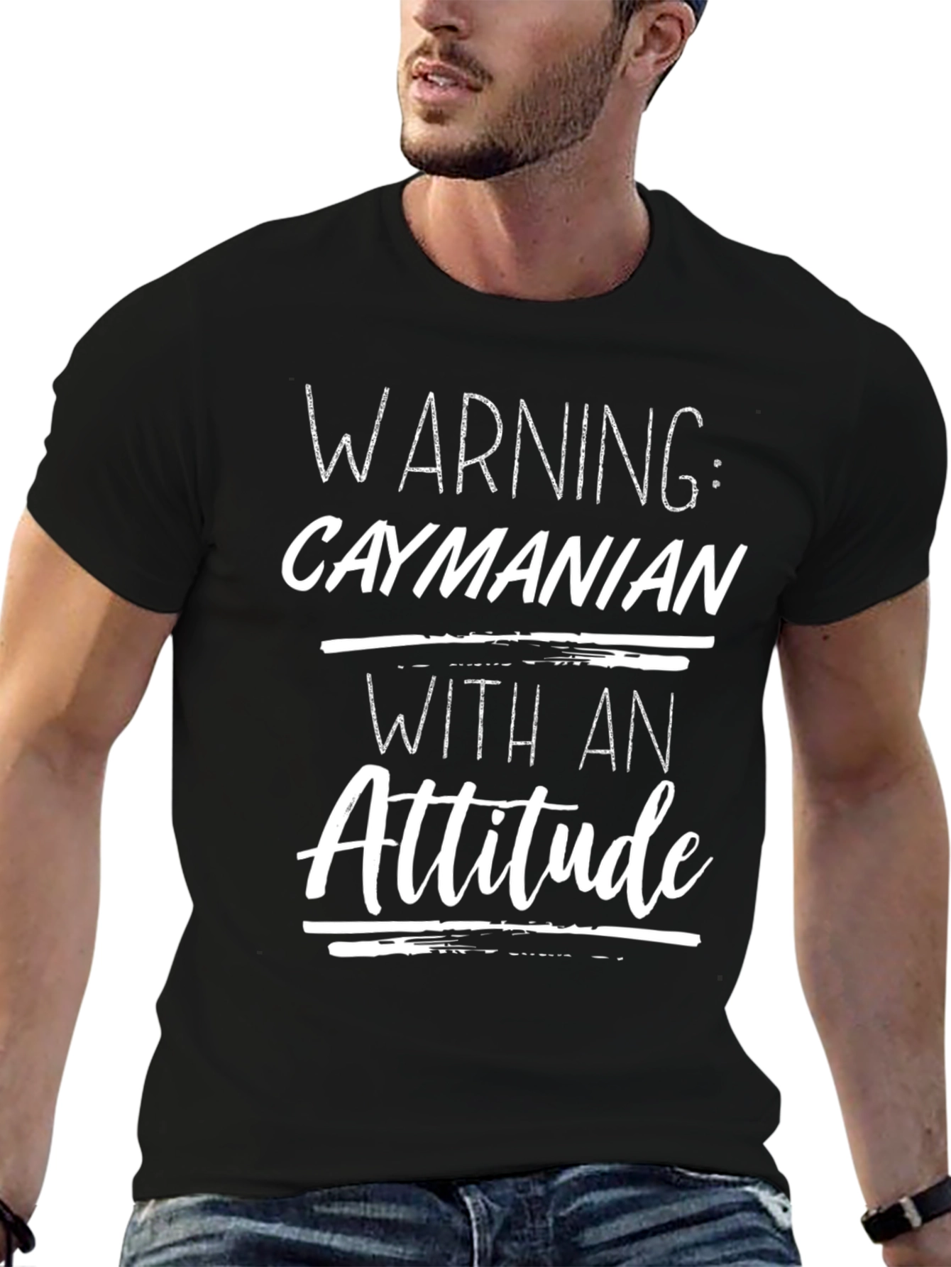 Warning Caymanian with Attitude T-Shirt
