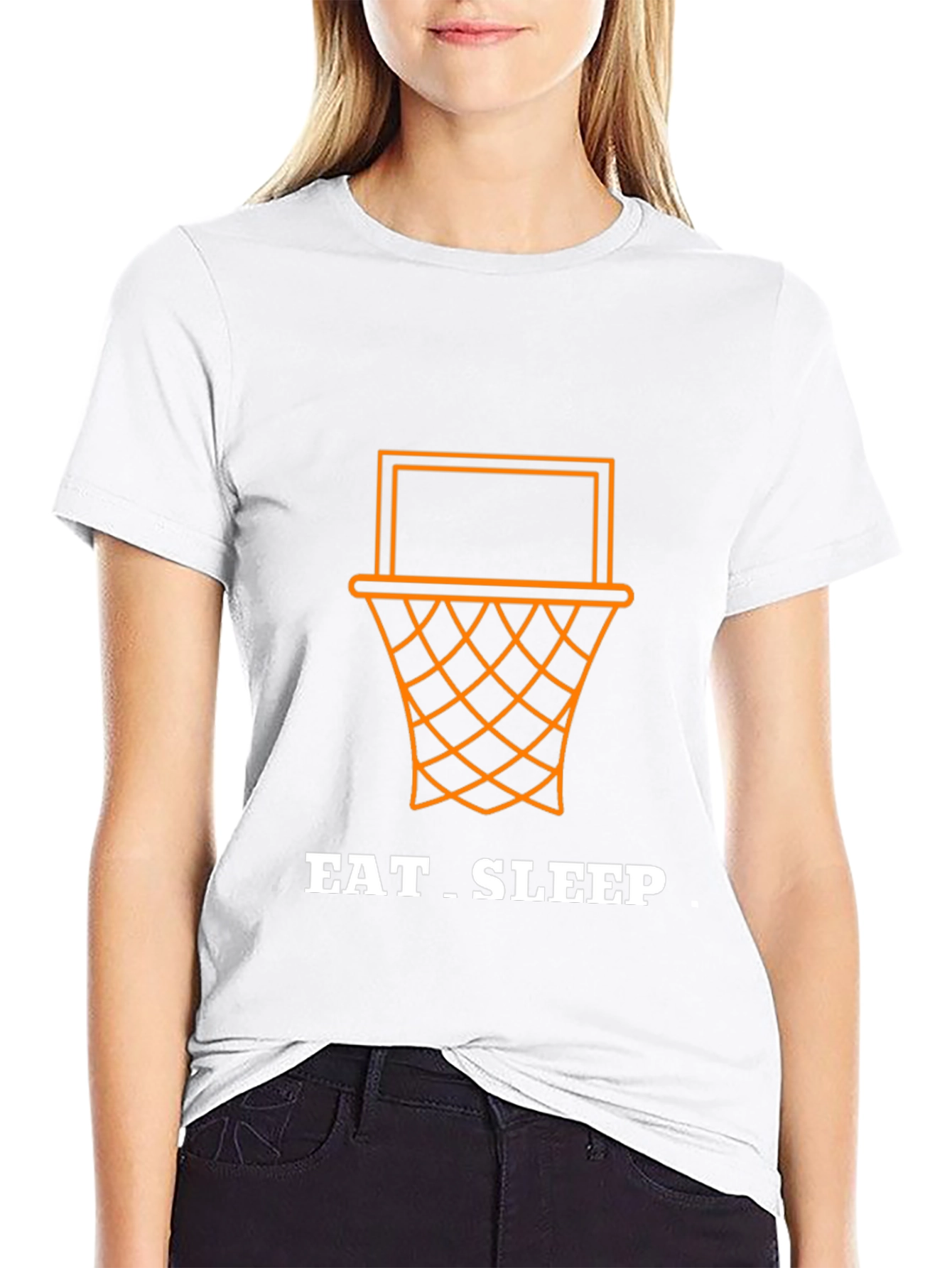 Eat Sleep Basketball T-Shirt - Black