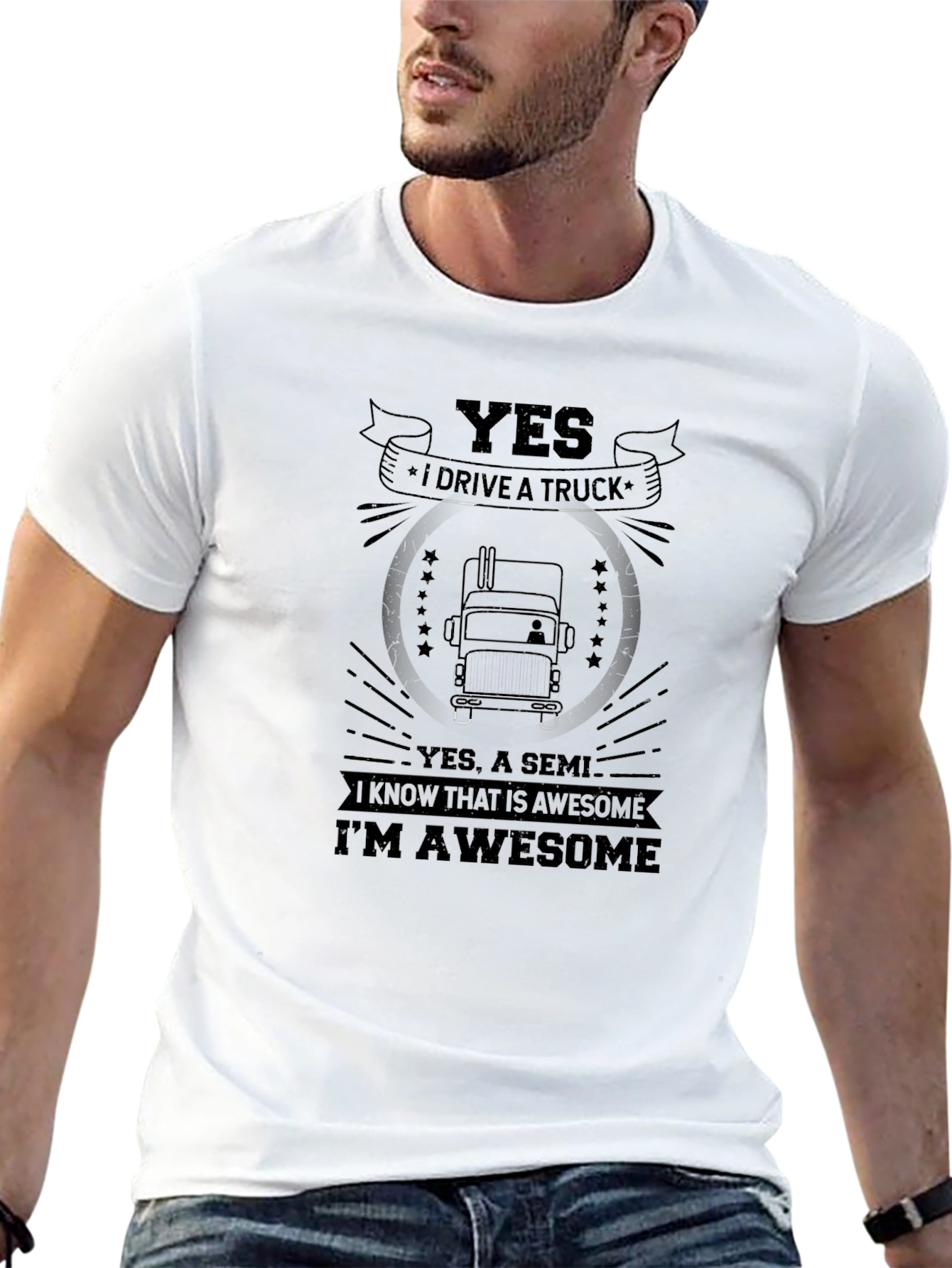 Awesome Truck Driver T-Shirt