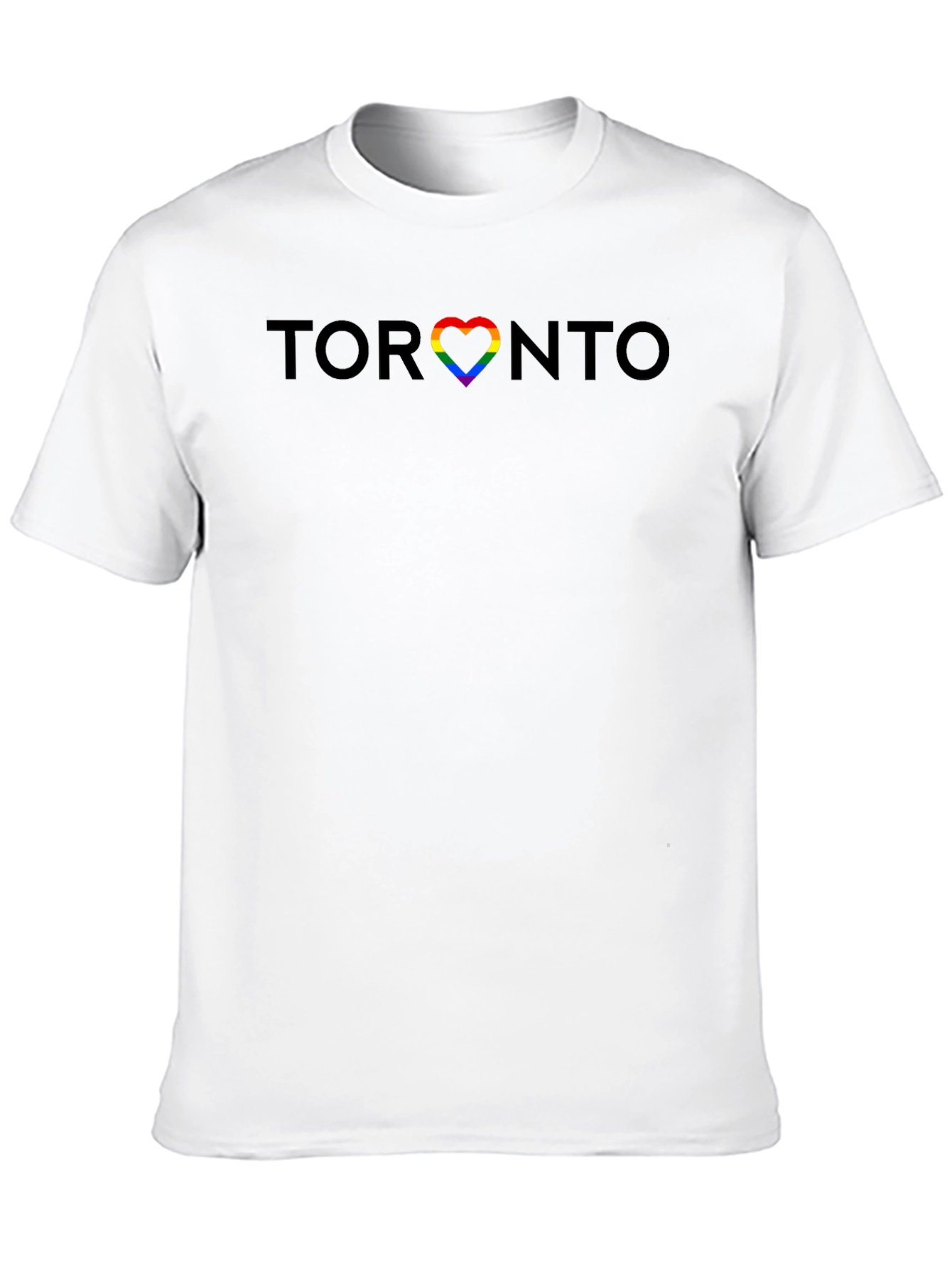 Toronto Pride Heart T-Shirt - Black