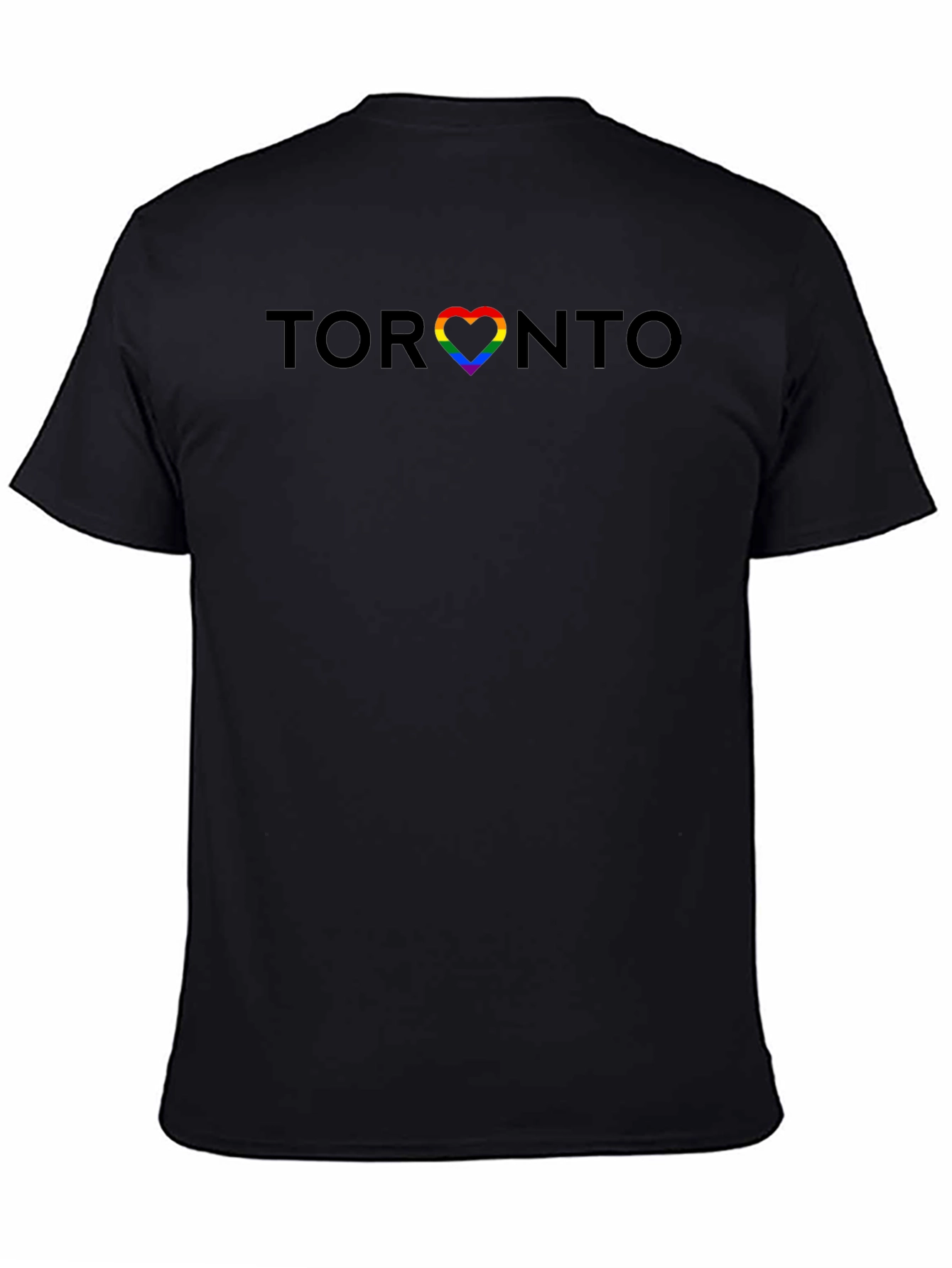 Toronto Pride Heart T-Shirt - Black