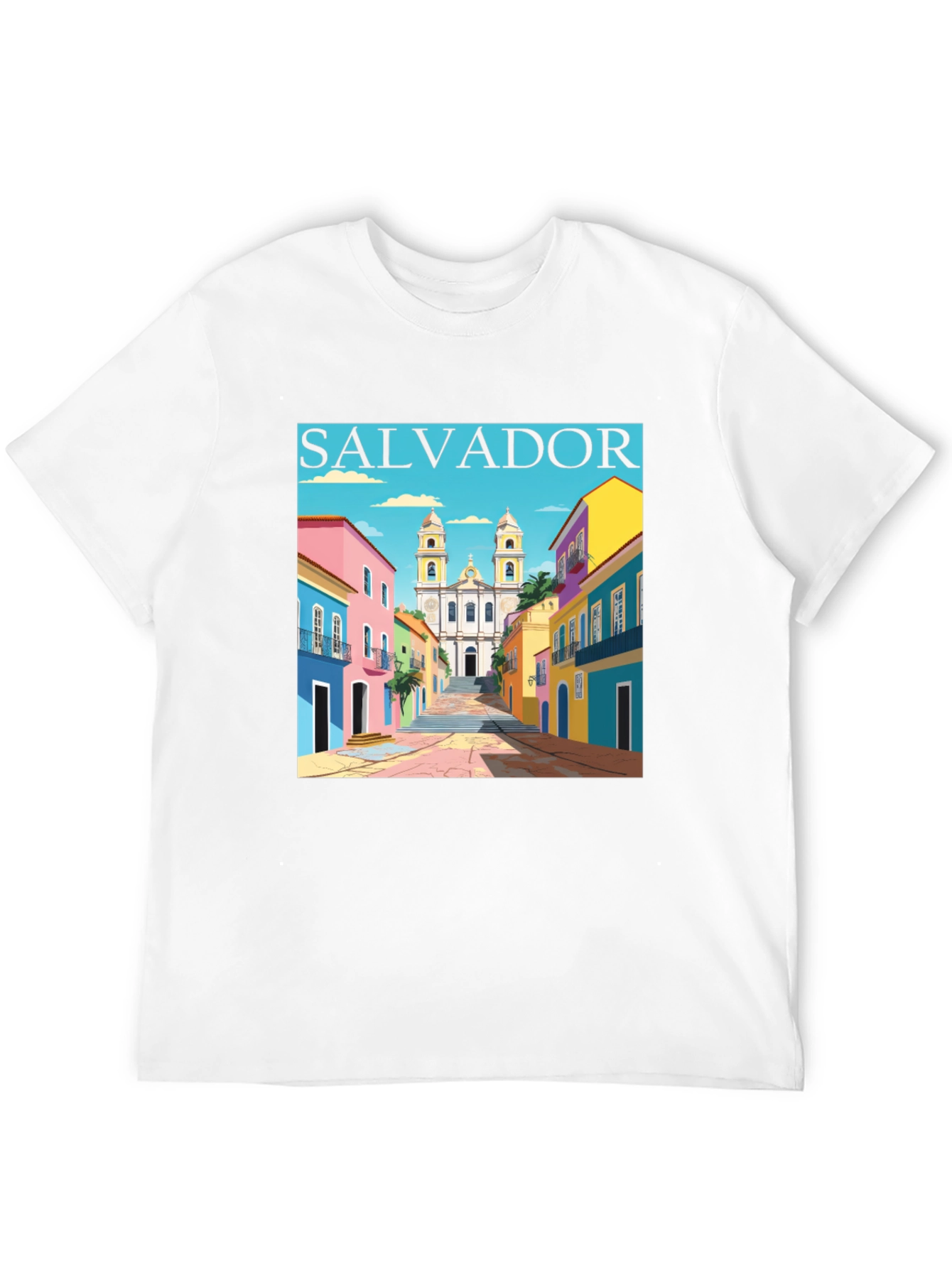 Salvador Brazil Graphic Tee - Black