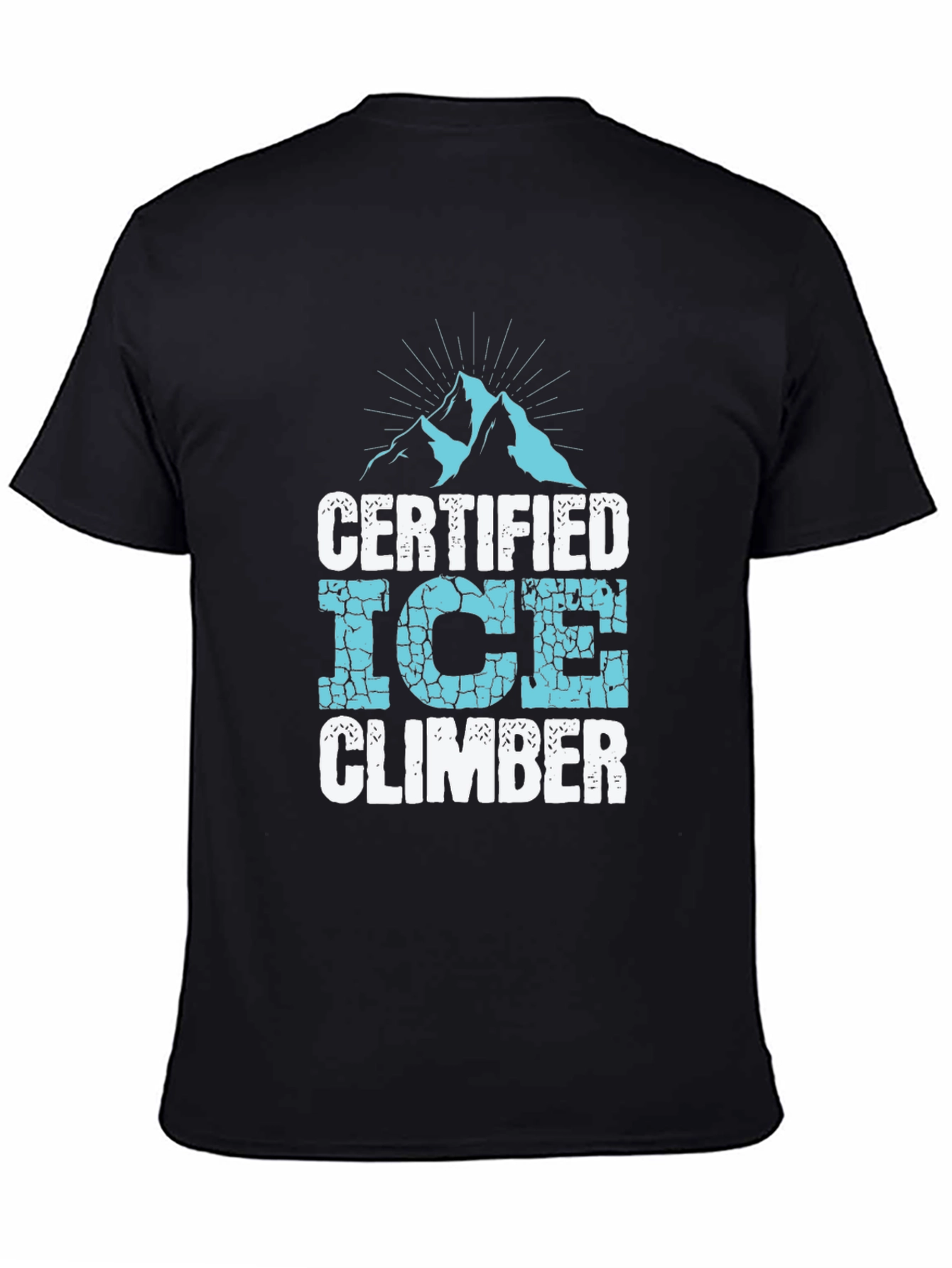 Certified Ice Climber T-Shirt - Black