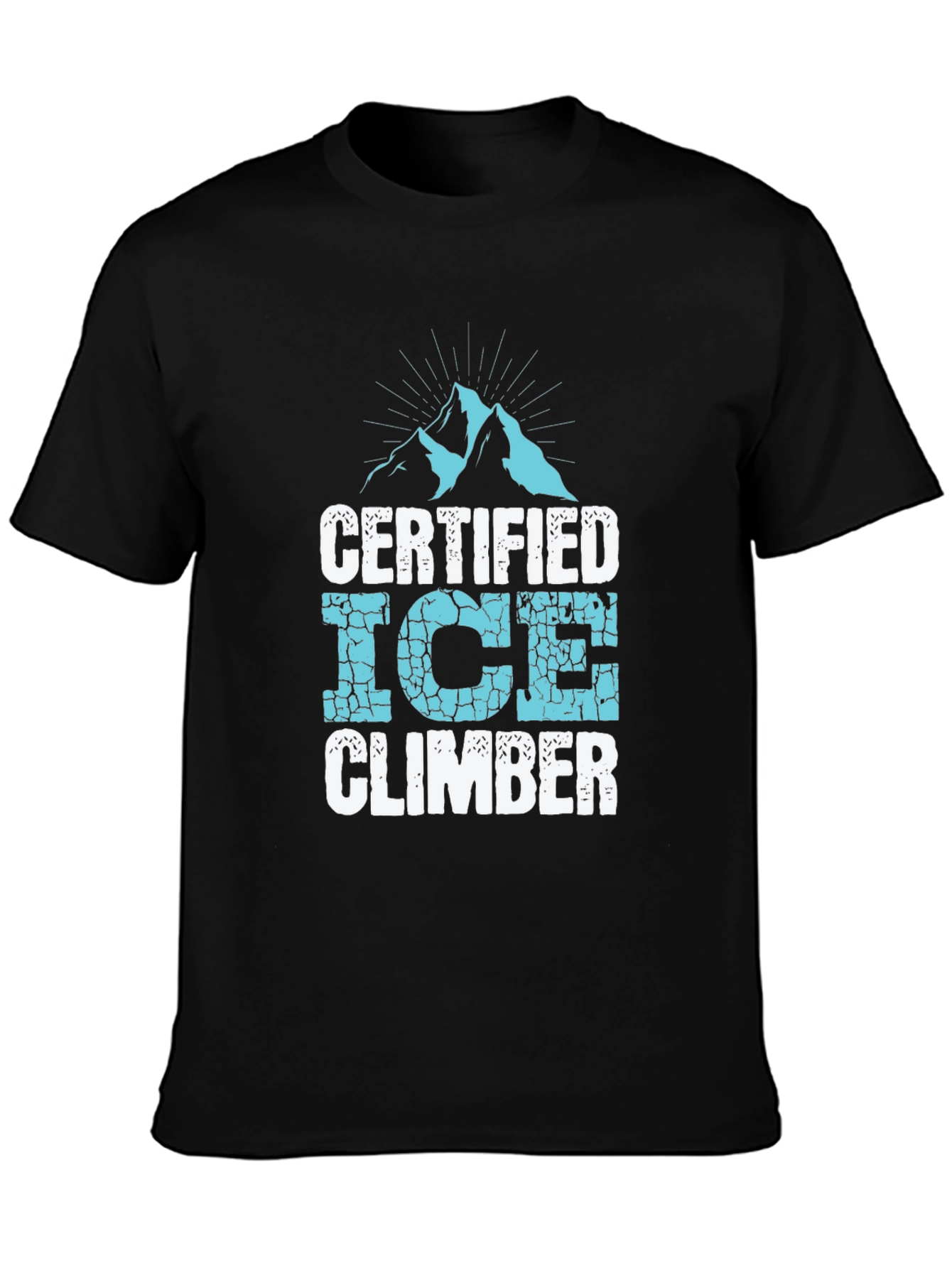 Certified Ice Climber T-Shirt - Black