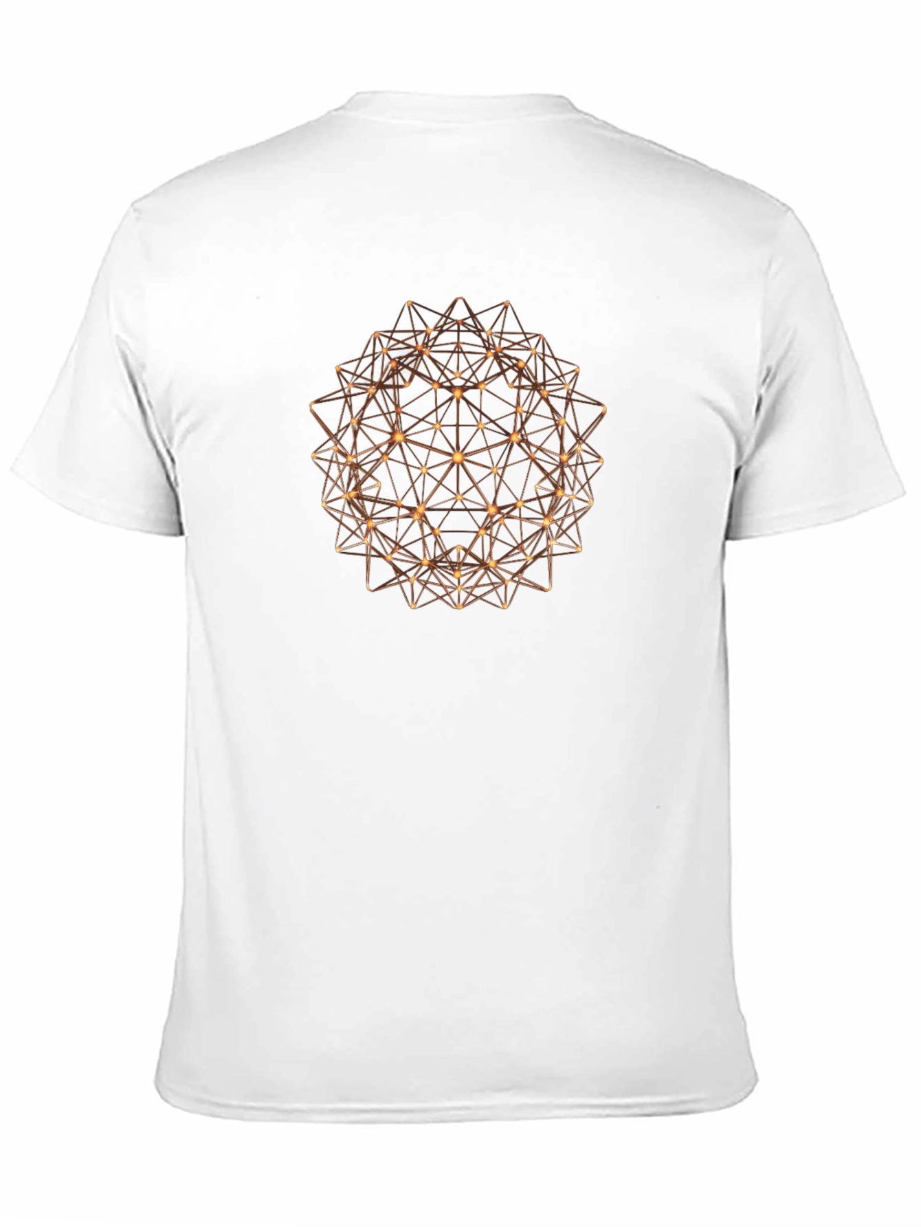Geometric Sphere Graphic Tee - Modern Design