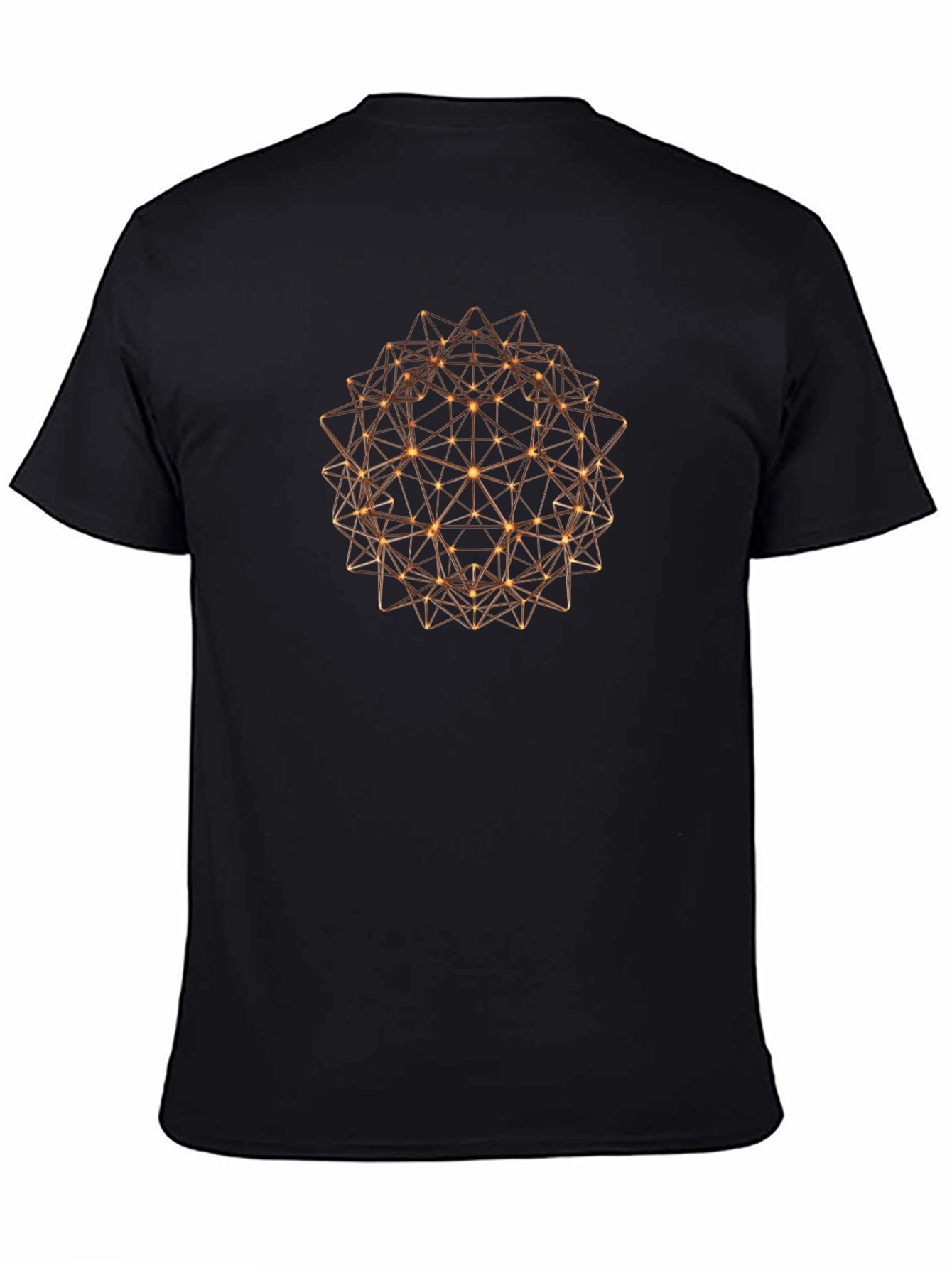 Geometric Sphere Graphic Tee - Modern Design