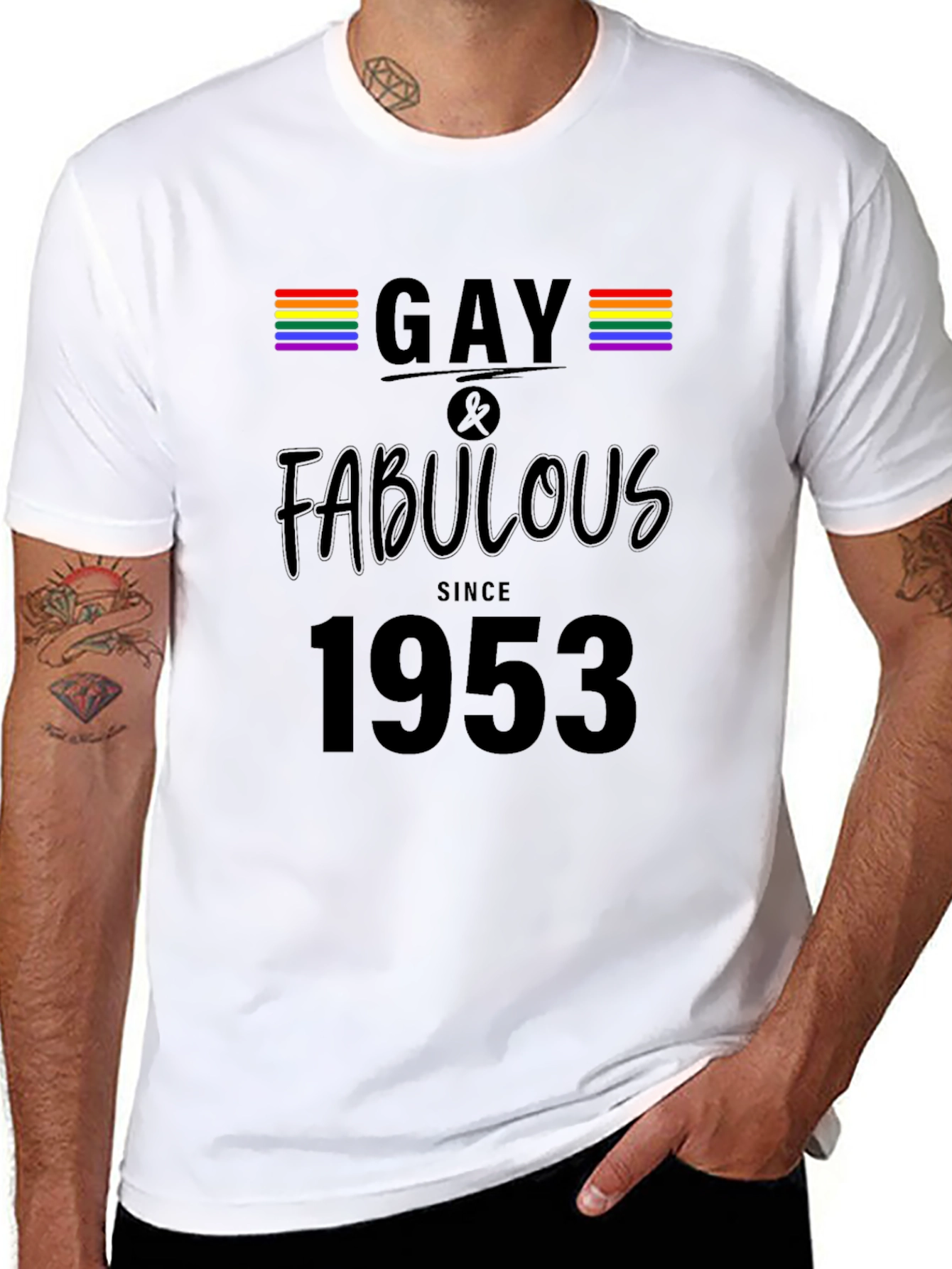 Gay & Fabulous Since 1953 Graphic Tee