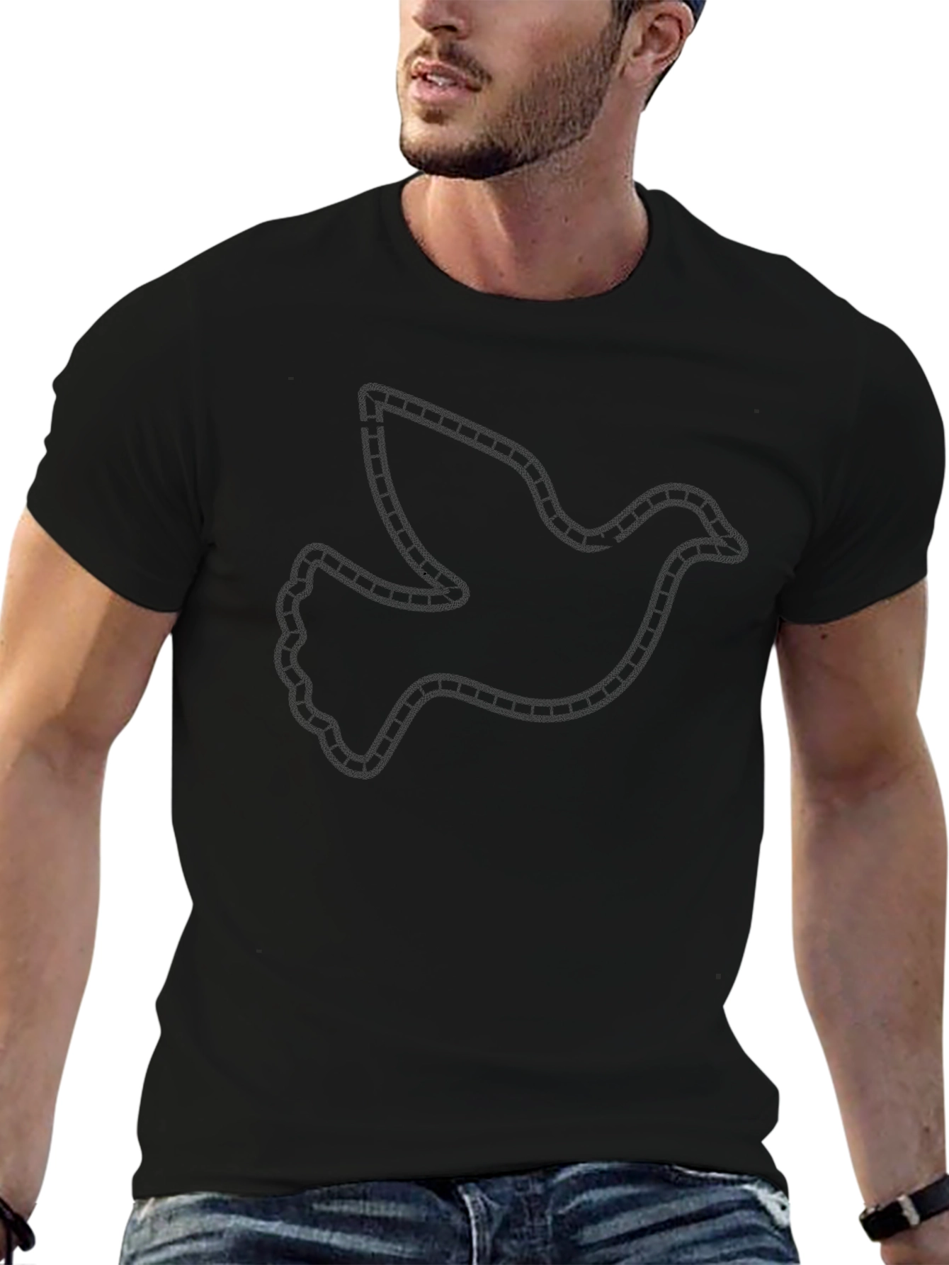 Peace Dove Graphic Tee - Soft Cotton Blend