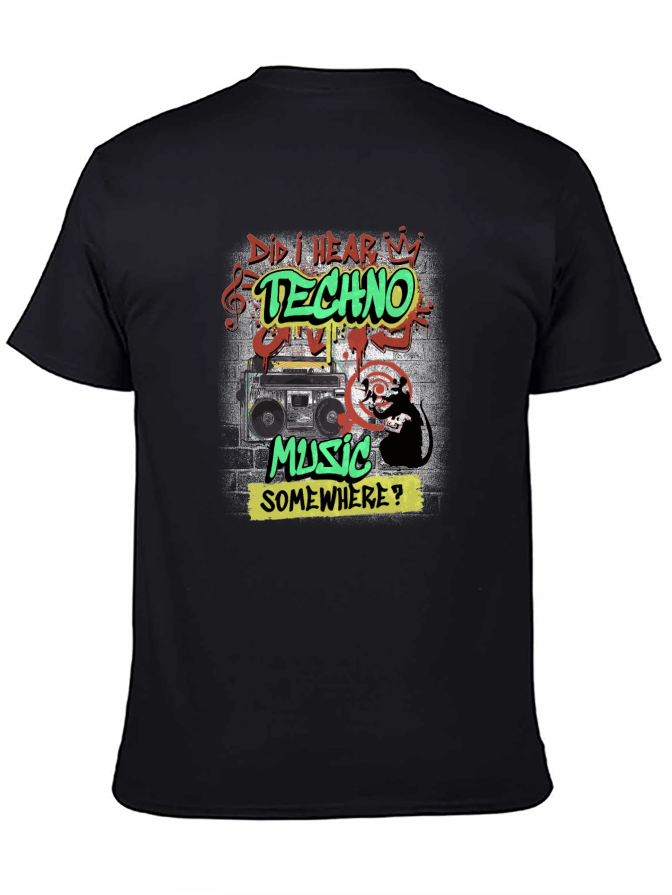 Techno Music Graphic Tee