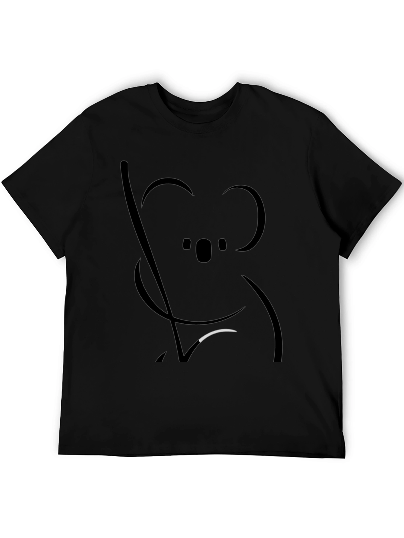 Koala Graphic Black T-Shirt - Unisex