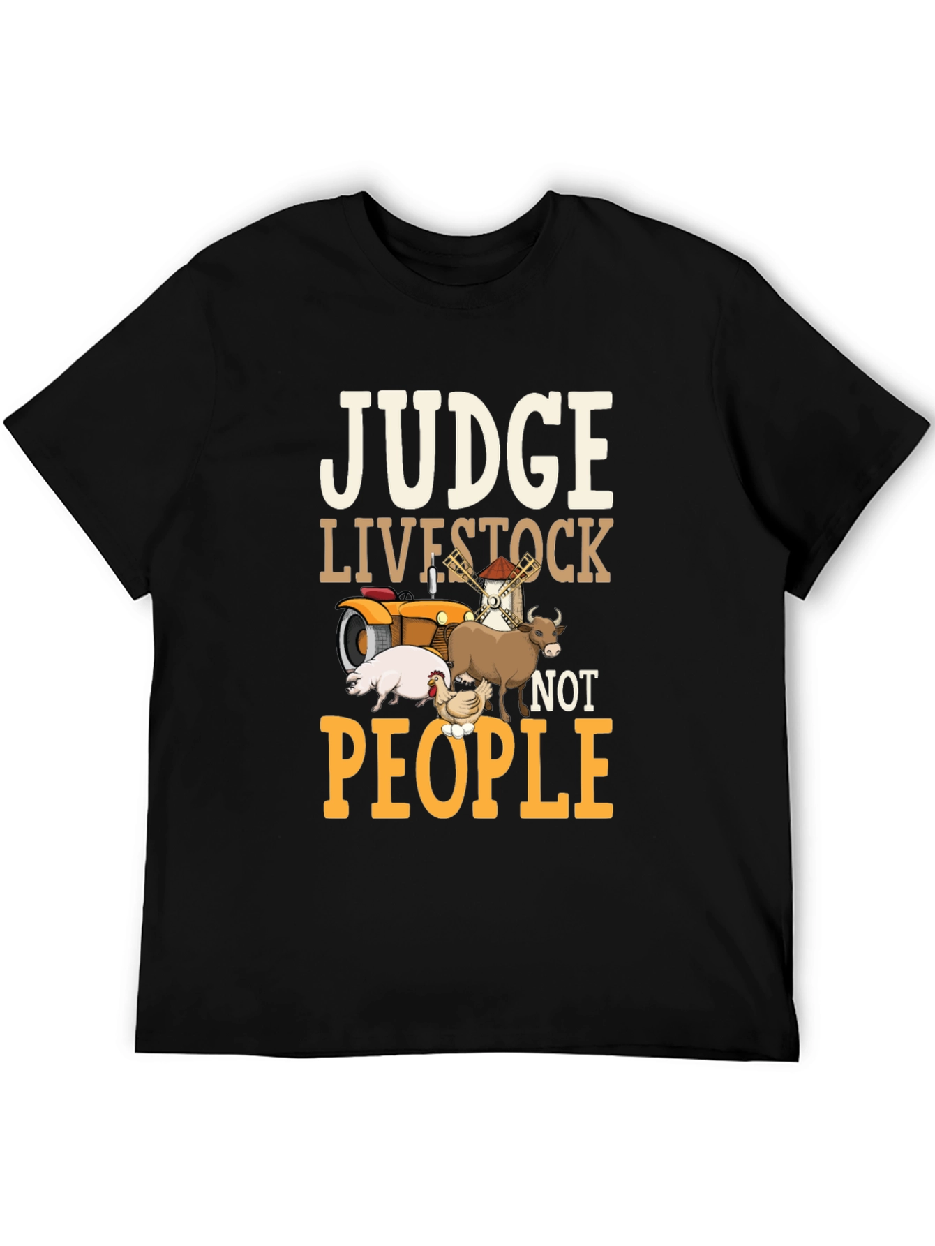 Judge Livestock Not People Graphic Tee