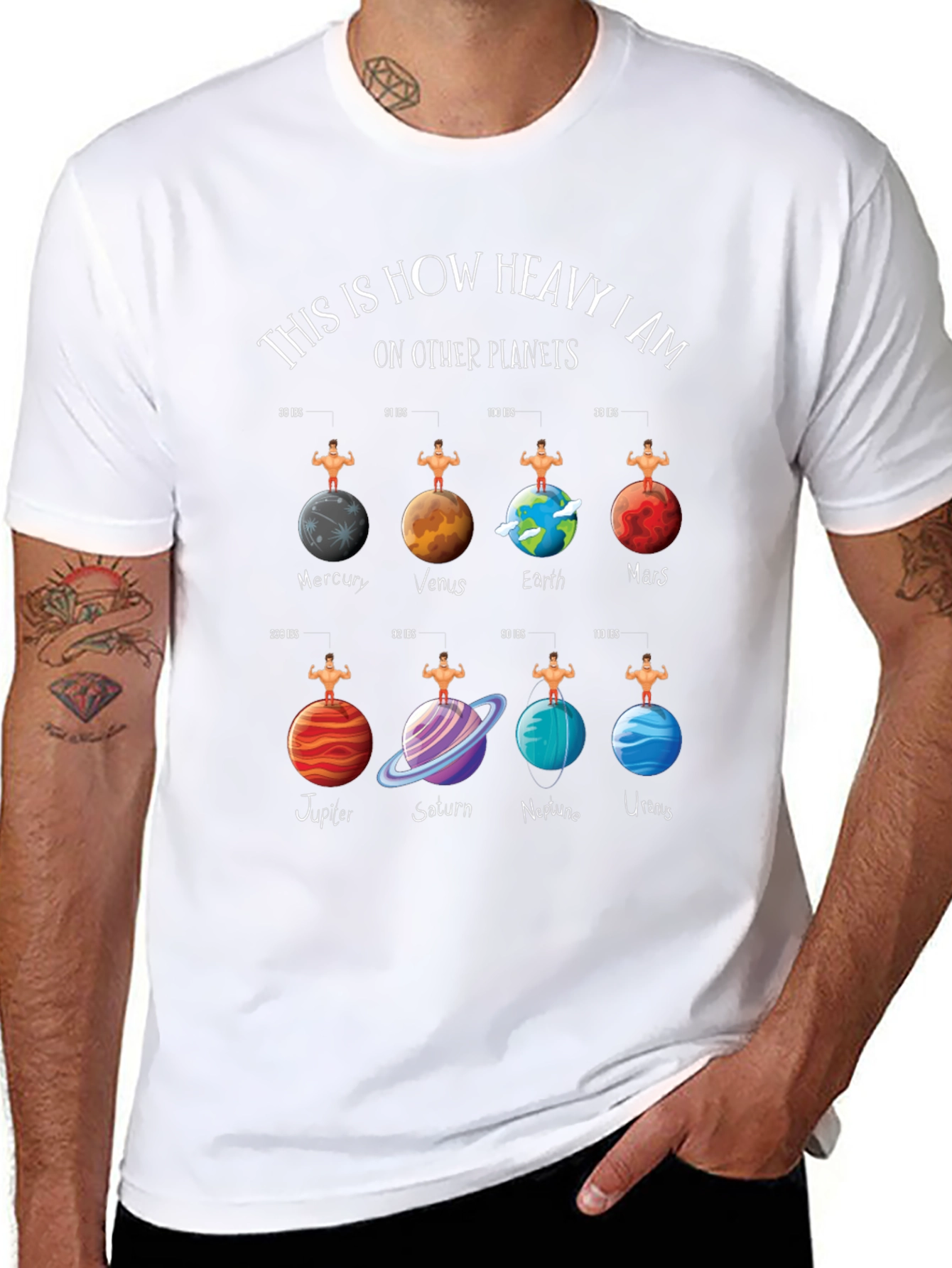 Heavy on Other Planets Graphic Tee