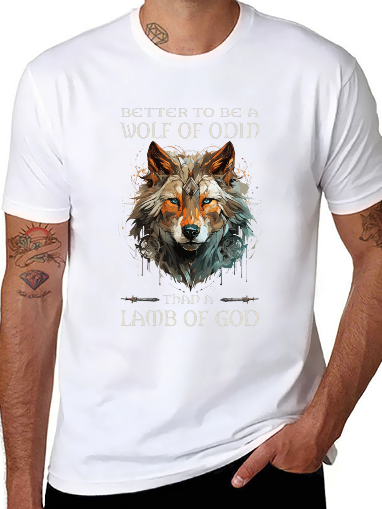 Wolf of Odin Graphic T-Shirt