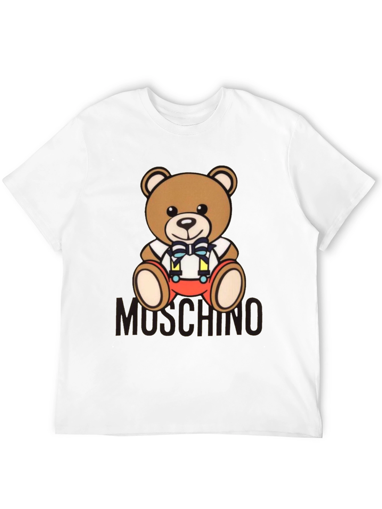 Teddy Bear Print T-Shirt - Casual Style