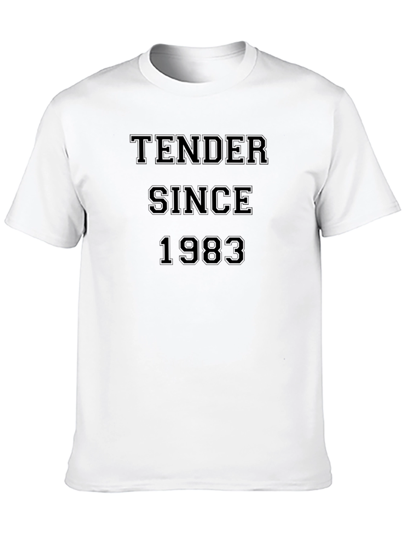Tender Since 1983 Black Graphic Tee