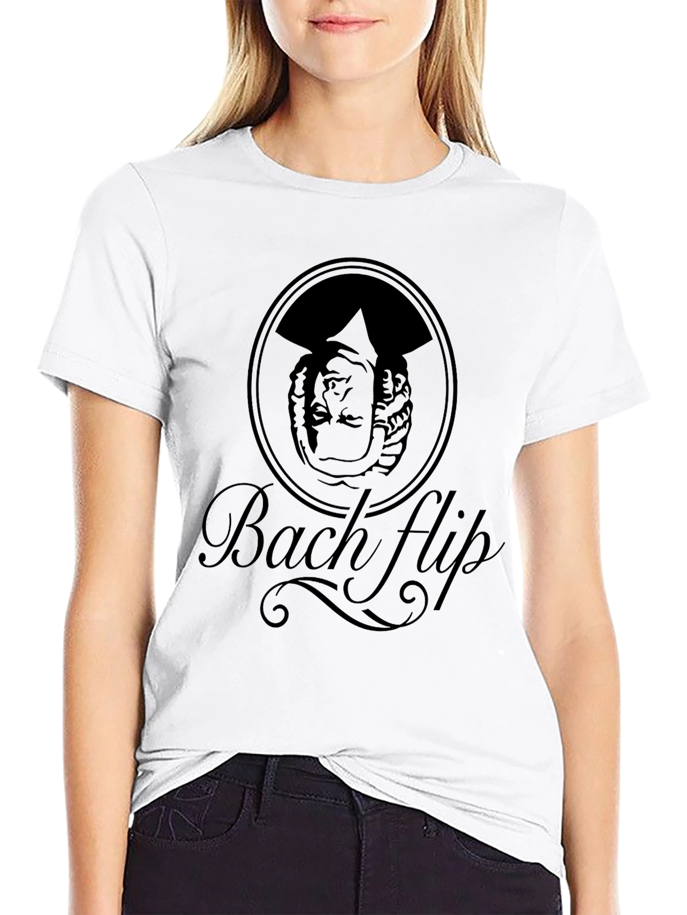 Bach Flip T-Shirt - Black