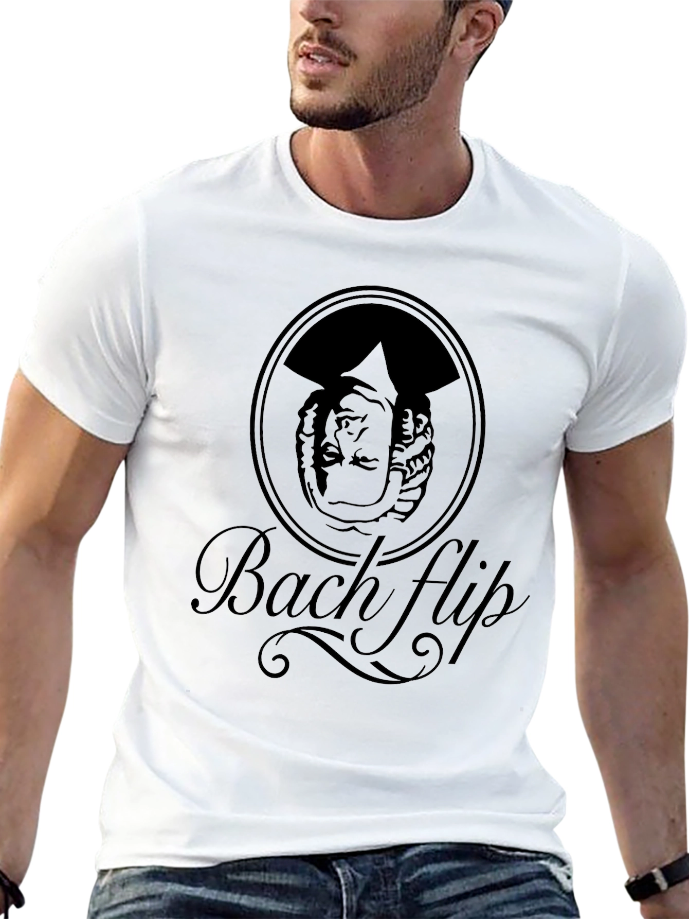Bach Flip T-Shirt - Black