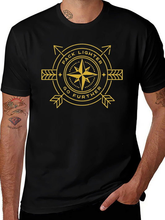 Pack Lighter Go Further Black Graphic Tee