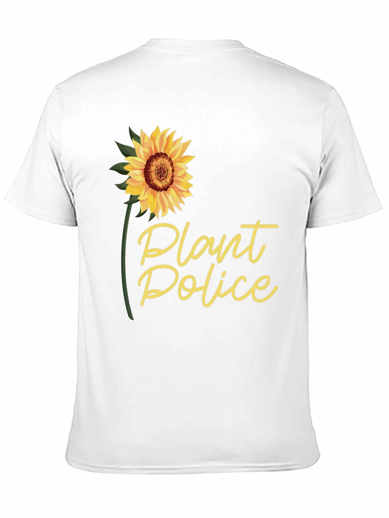 Plant Police Sunflower Graphic T-Shirt