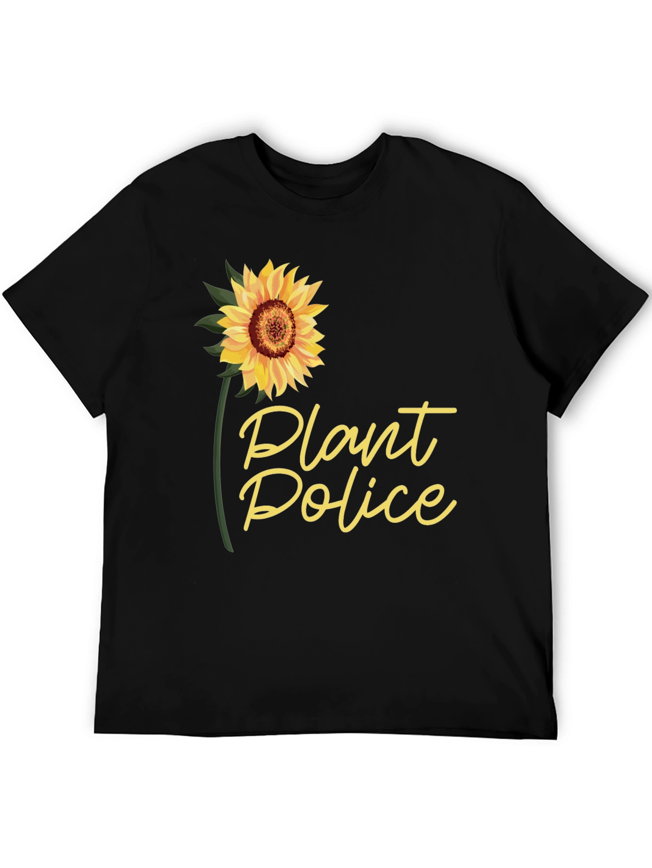 Plant Police Sunflower Graphic T-Shirt