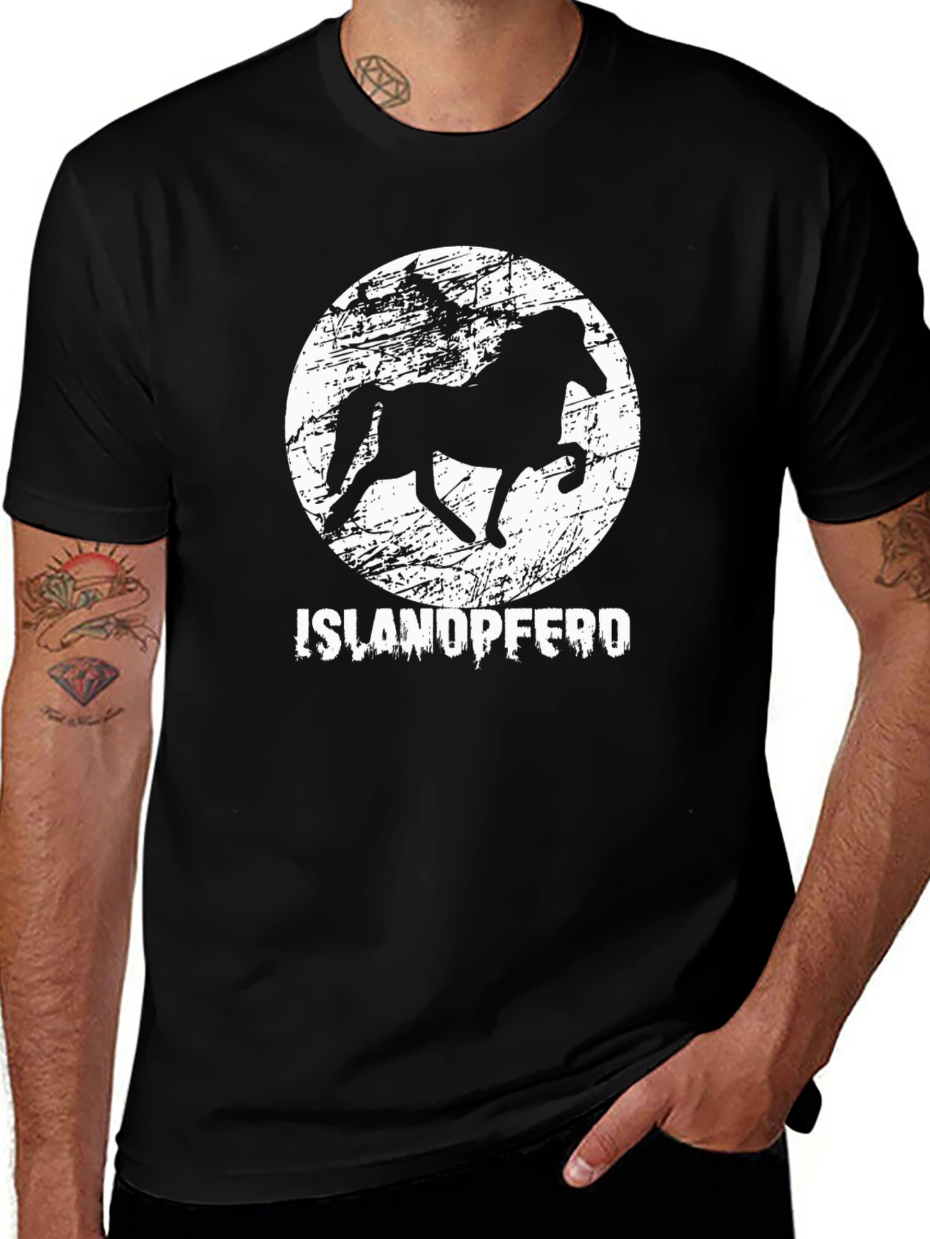 Icelandic Horse T-Shirt - Equestrian Design
