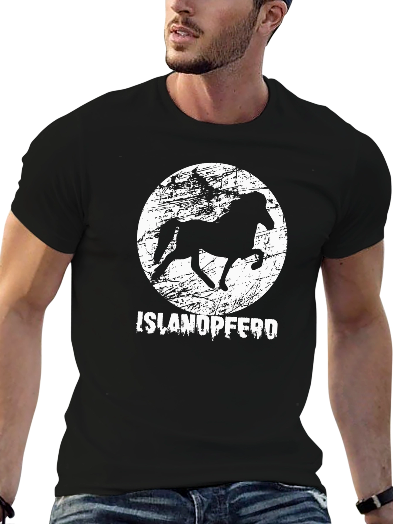 Icelandic Horse T-Shirt - Equestrian Design
