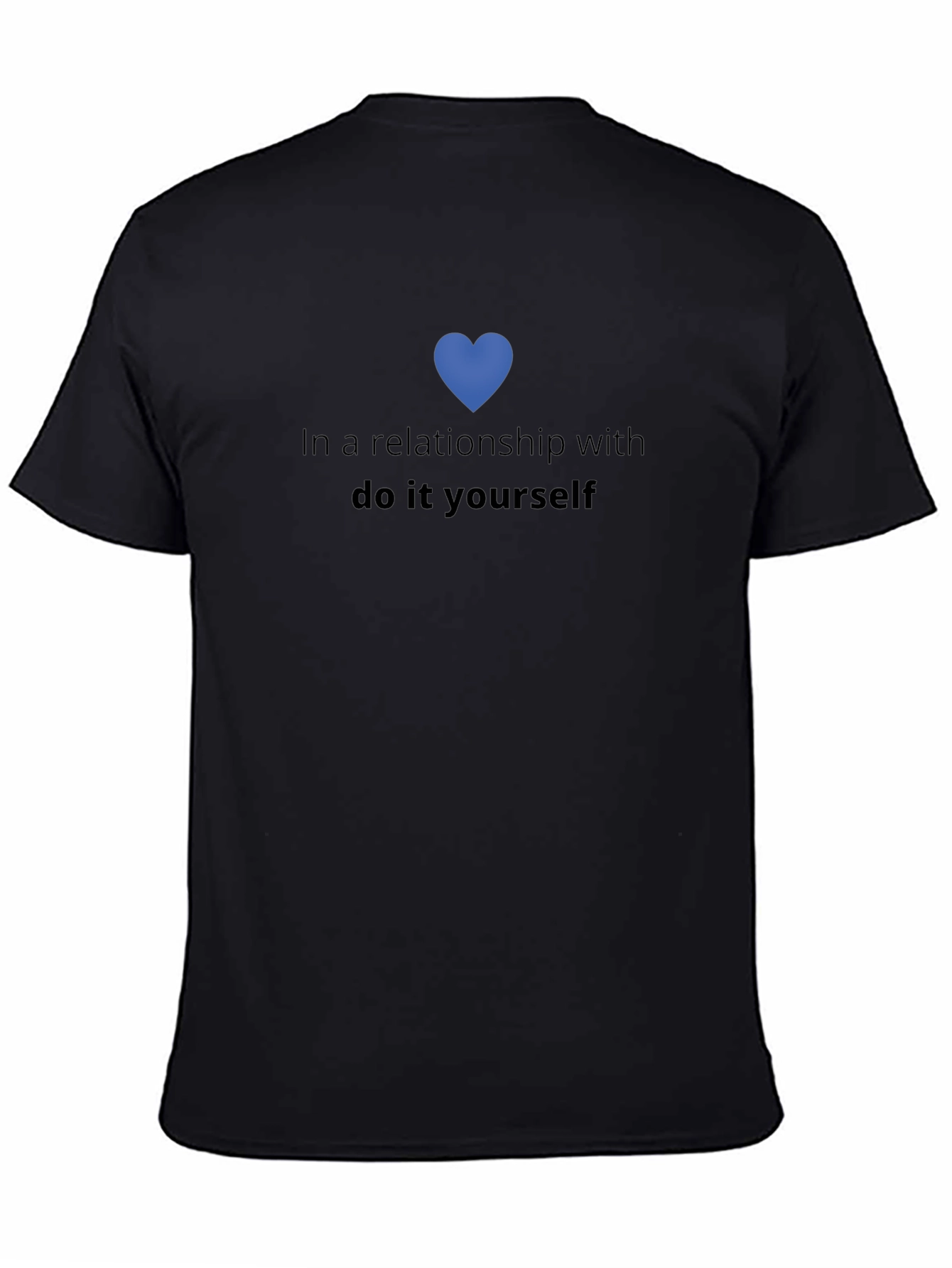 DIY Relationship Black Graphic Tee