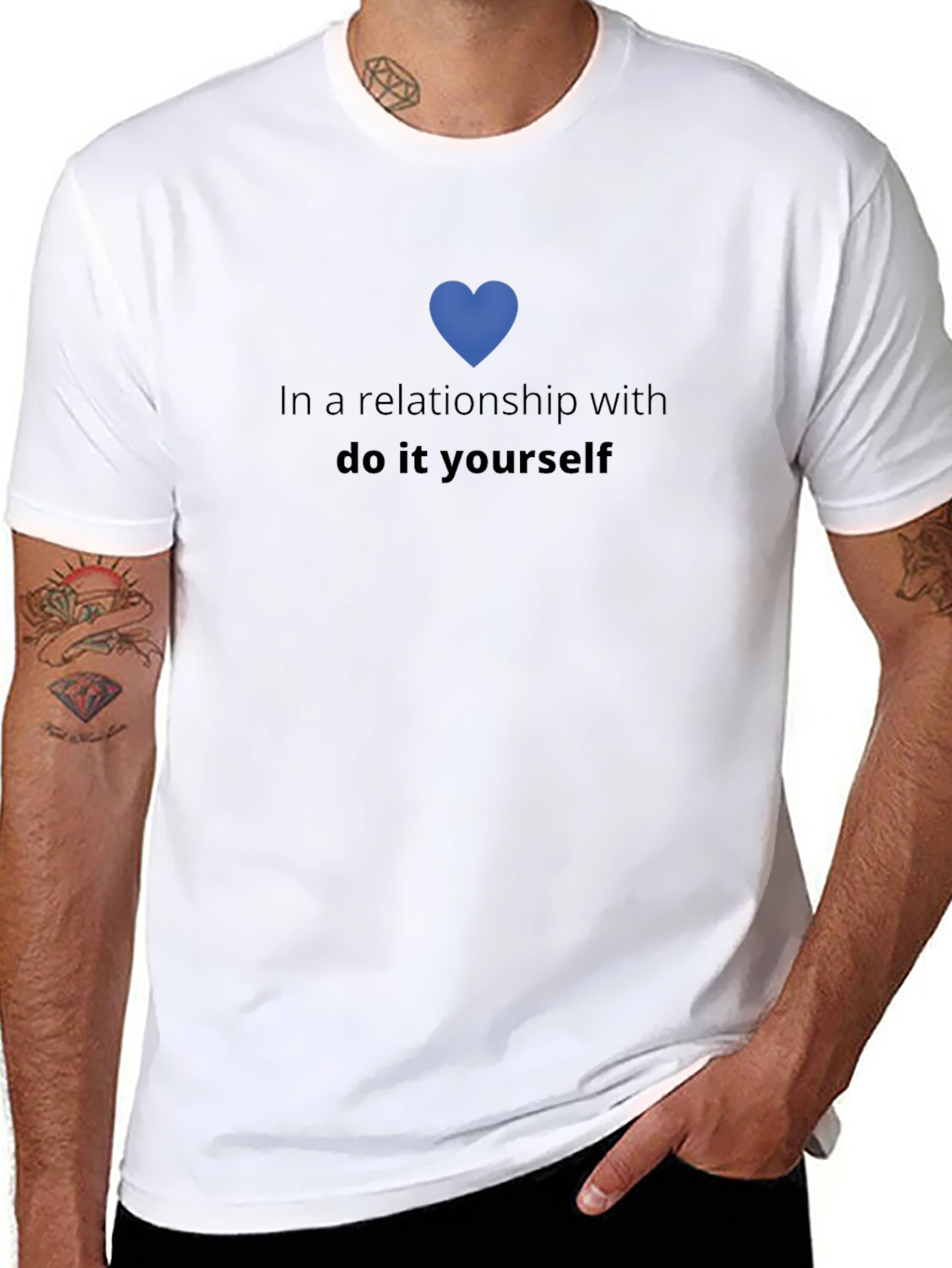 DIY Relationship Black Graphic Tee