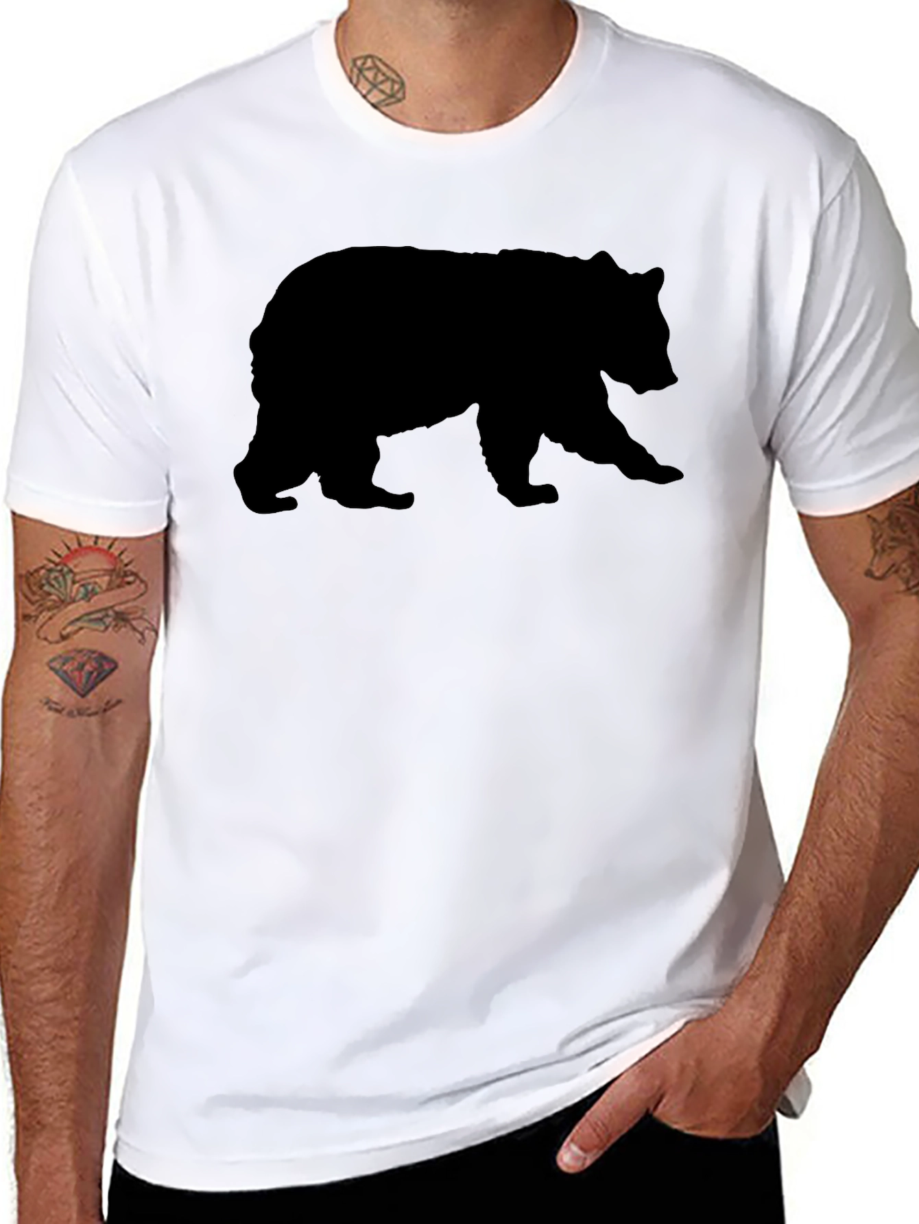 Black Bear Silhouette T-Shirt