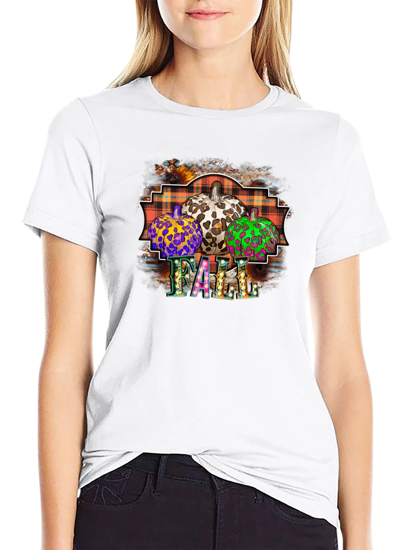Festive Fall Pumpkin Patch Graphic Tee