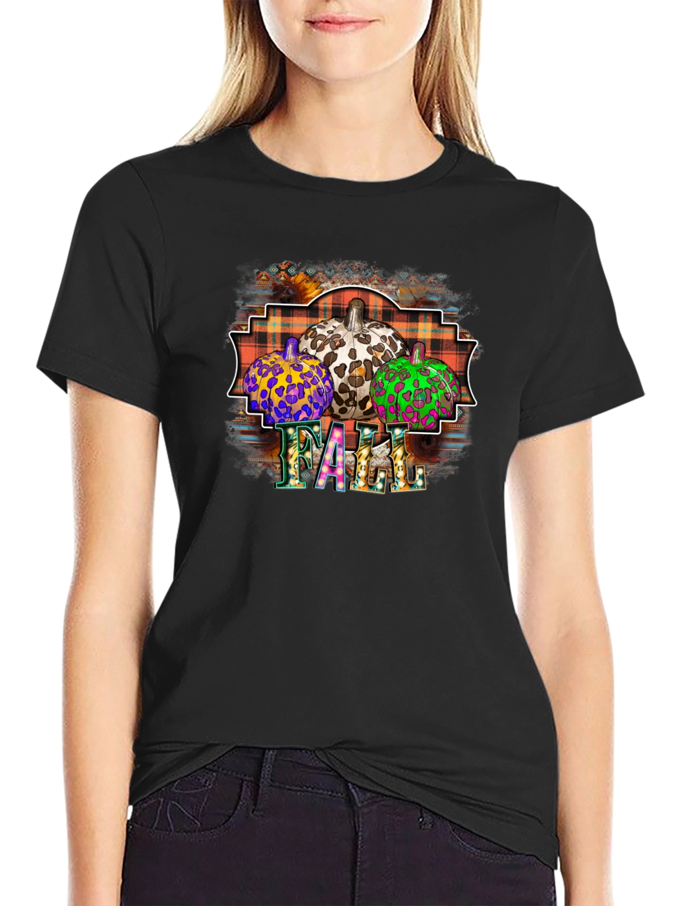 Festive Fall Pumpkin Patch Graphic Tee