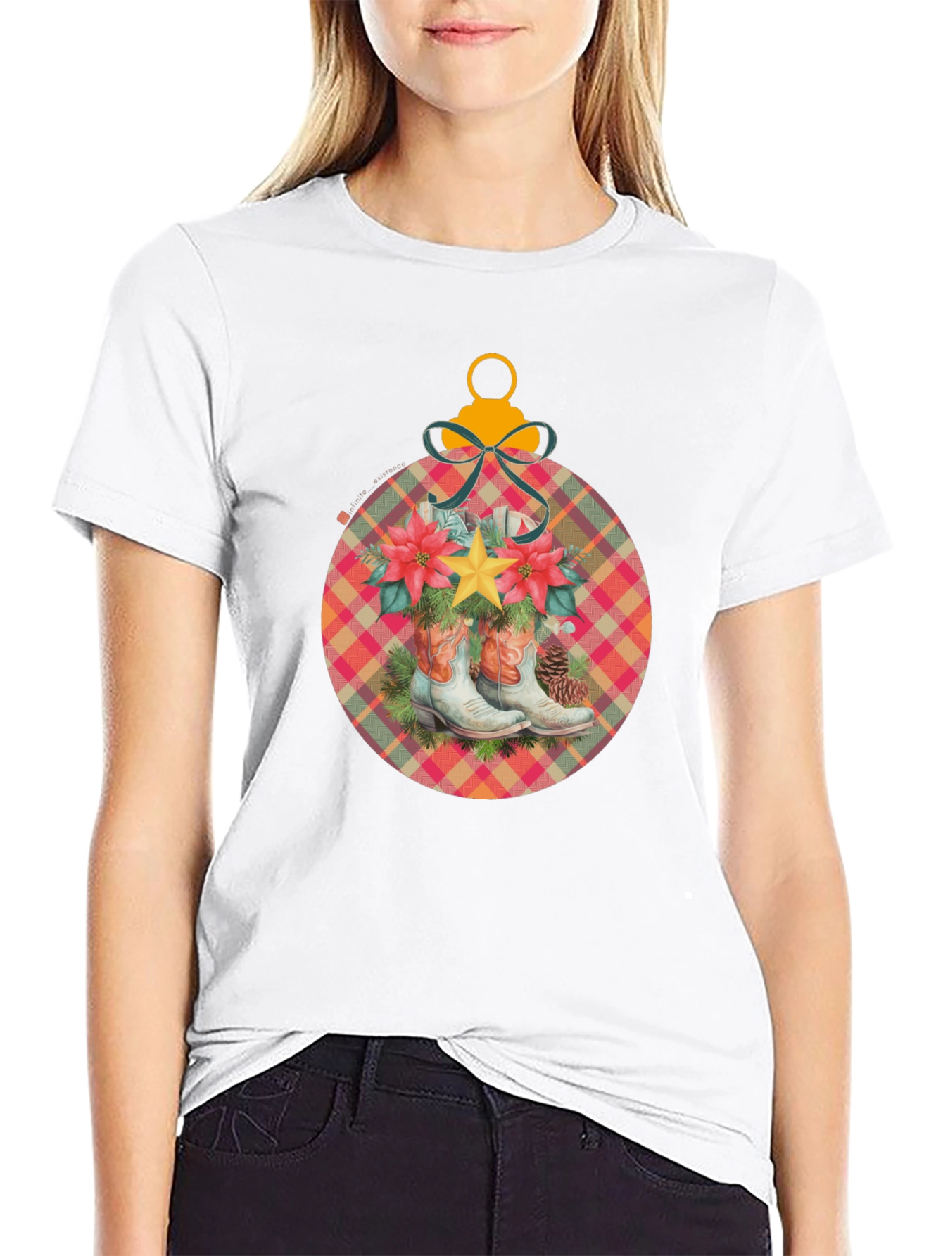 Cowboy Christmas Ornament T-Shirt