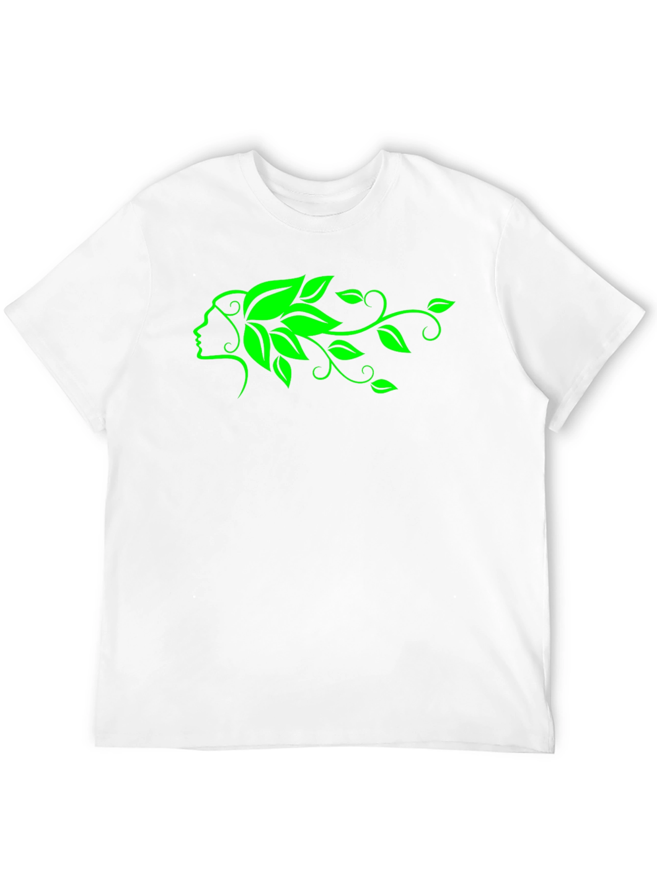 Green Goddess Black T-Shirt