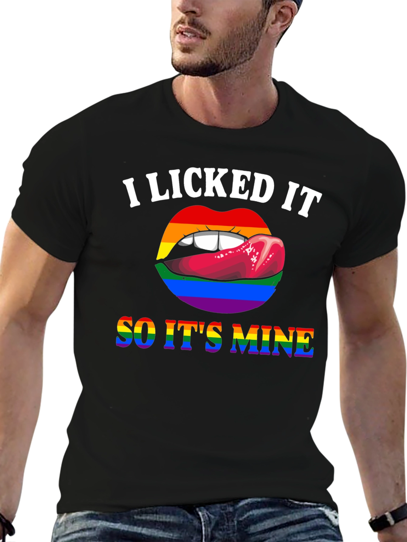 I Licked It So Its Mine Pride T-Shirt