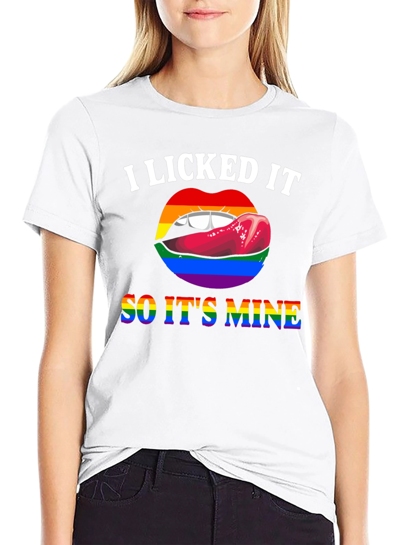 I Licked It So Its Mine Pride T-Shirt