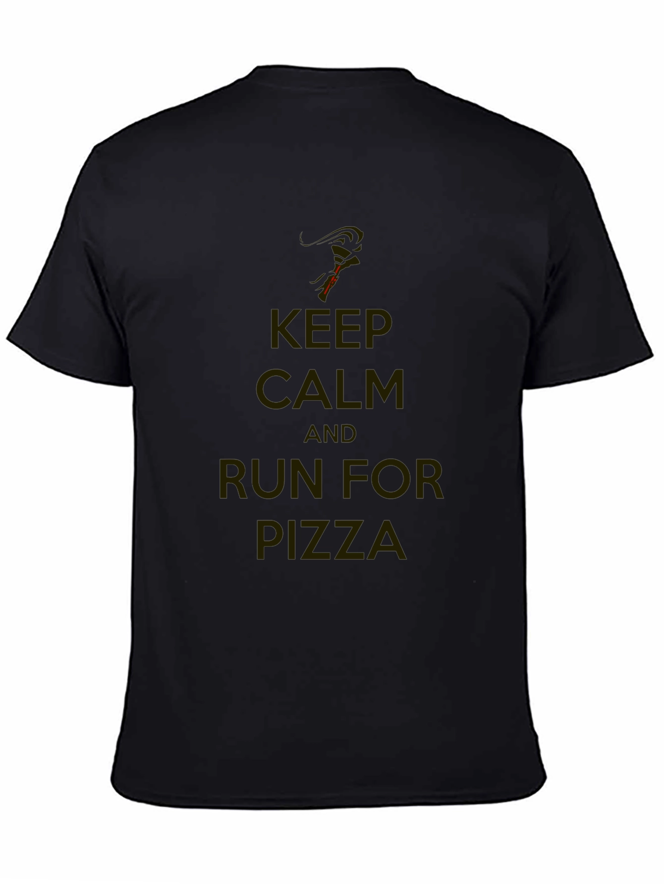 Keep Calm and Run for Pizza T-Shirt
