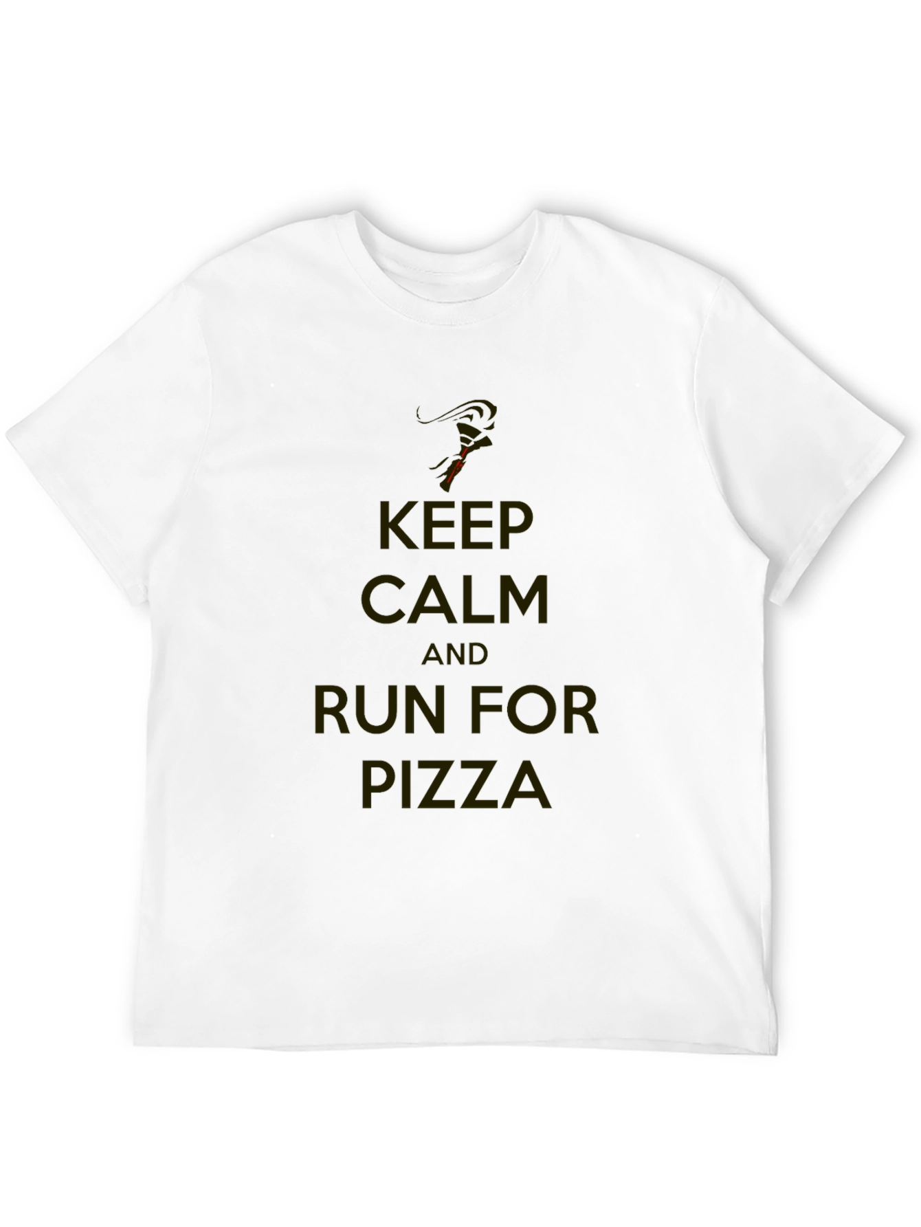 Keep Calm and Run for Pizza T-Shirt