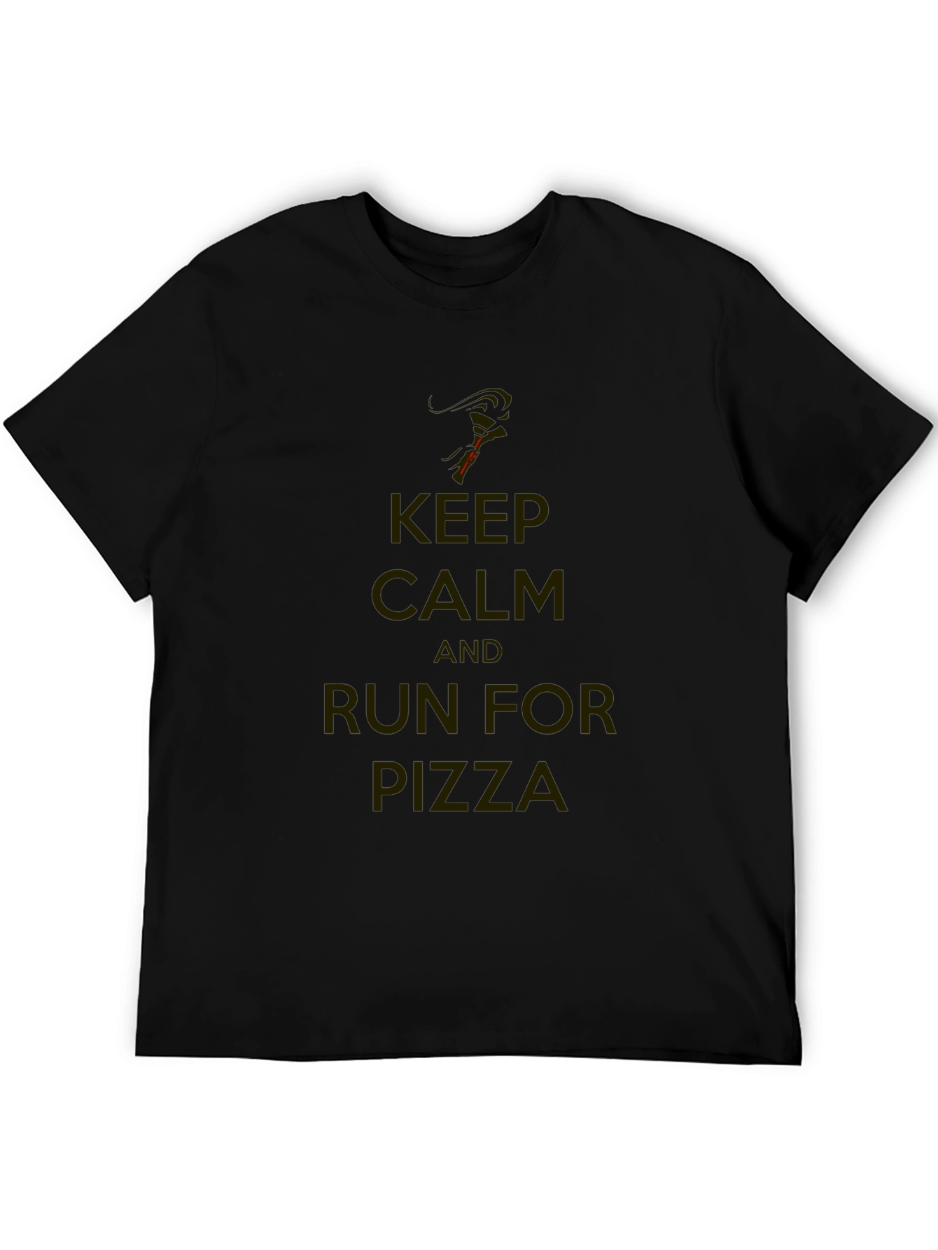 Keep Calm and Run for Pizza T-Shirt