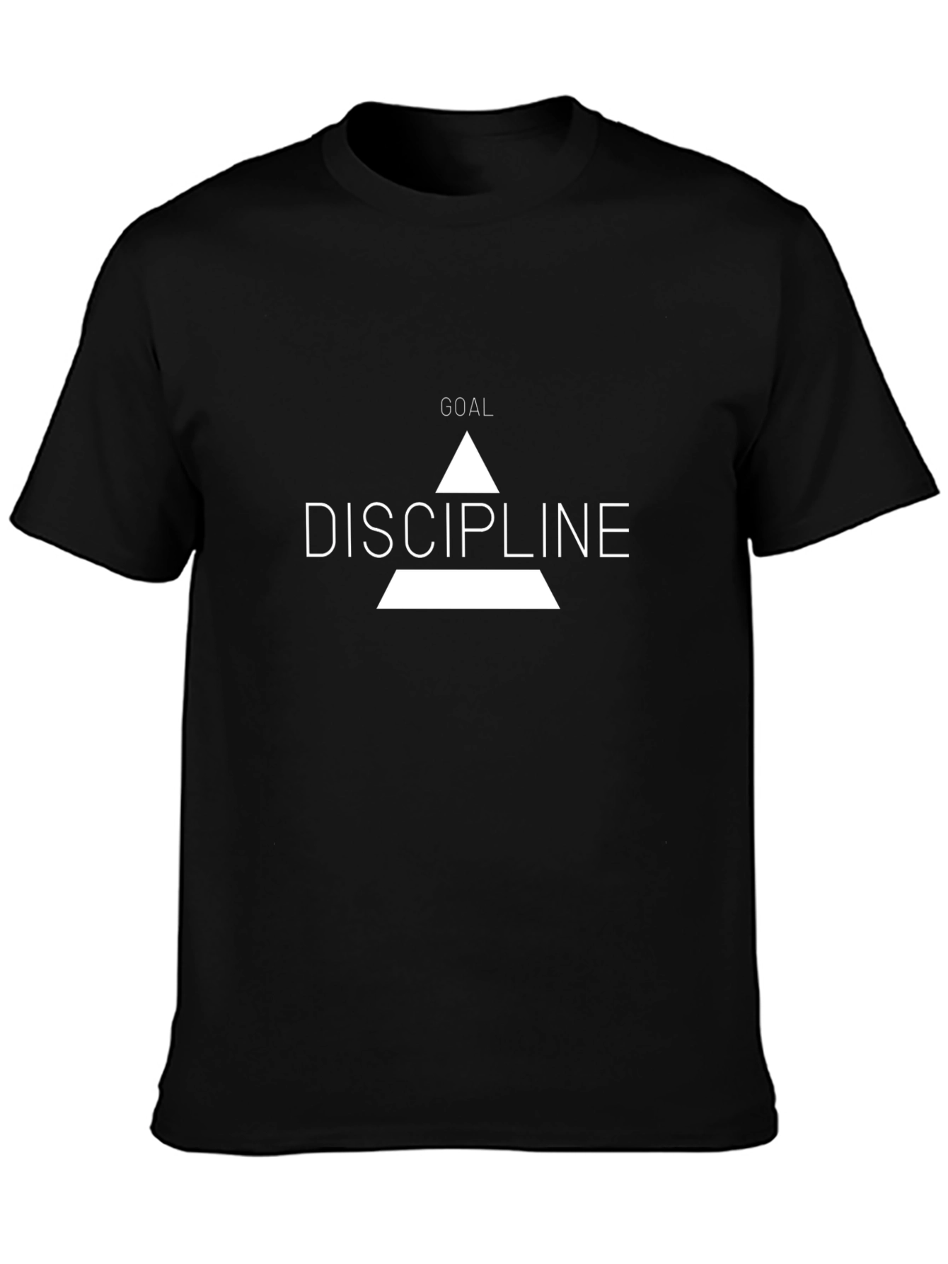 Goal Discipline Graphic Black T-Shirt