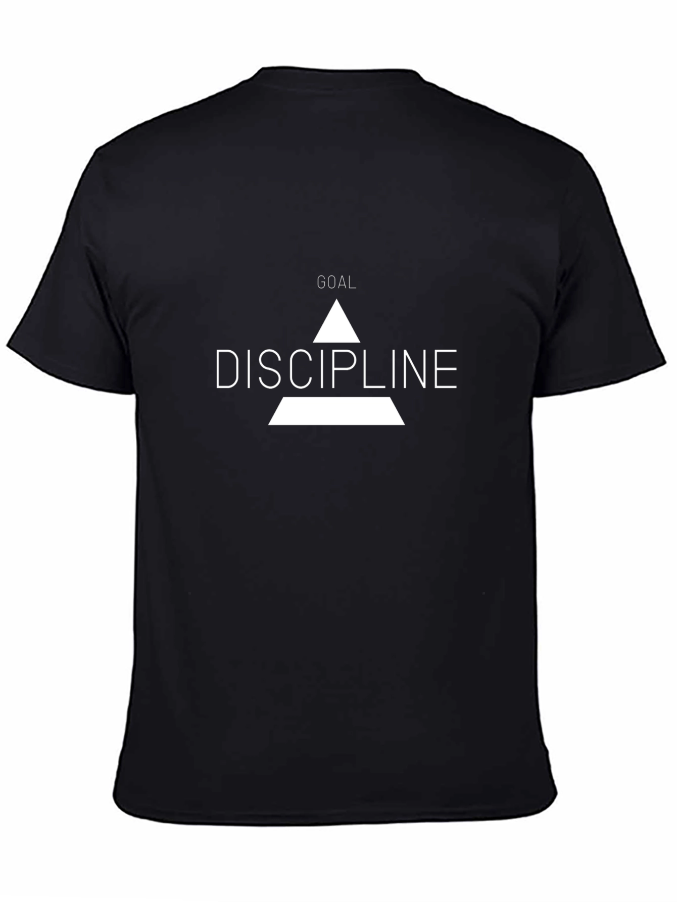 Goal Discipline Graphic Black T-Shirt