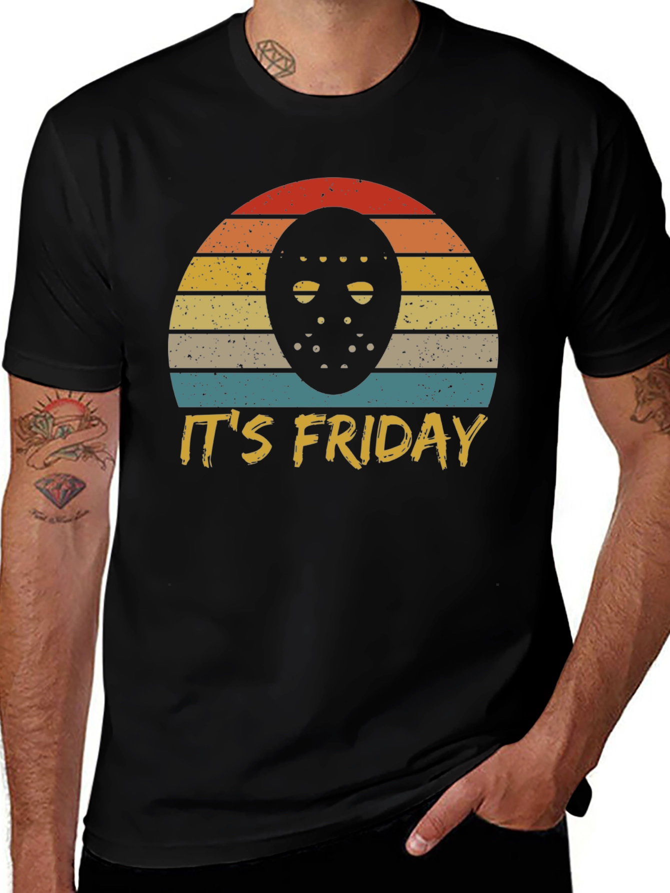 Its Friday Horror Mask T-Shirt