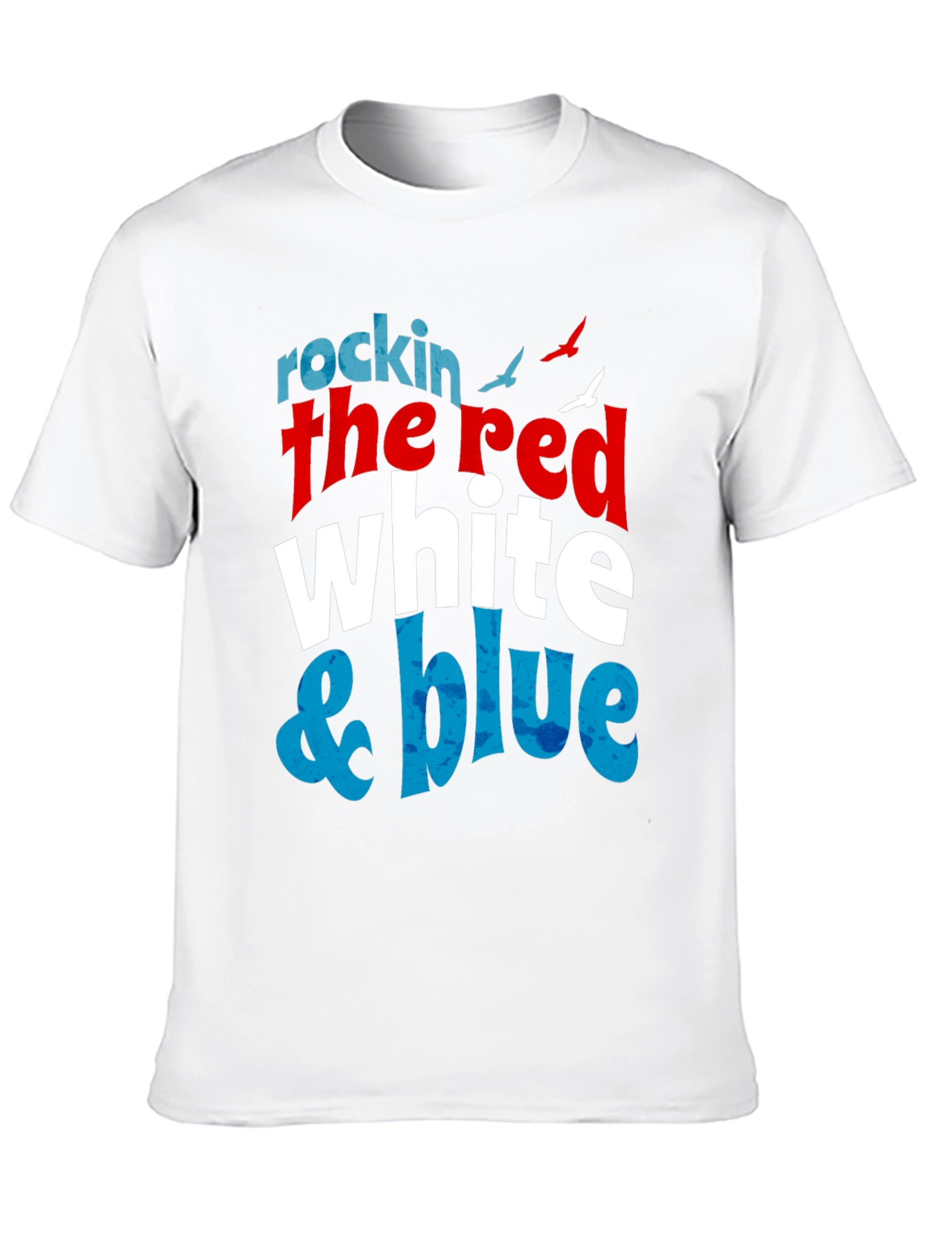 Rockin the Red White & Blue Graphic T-Shirt