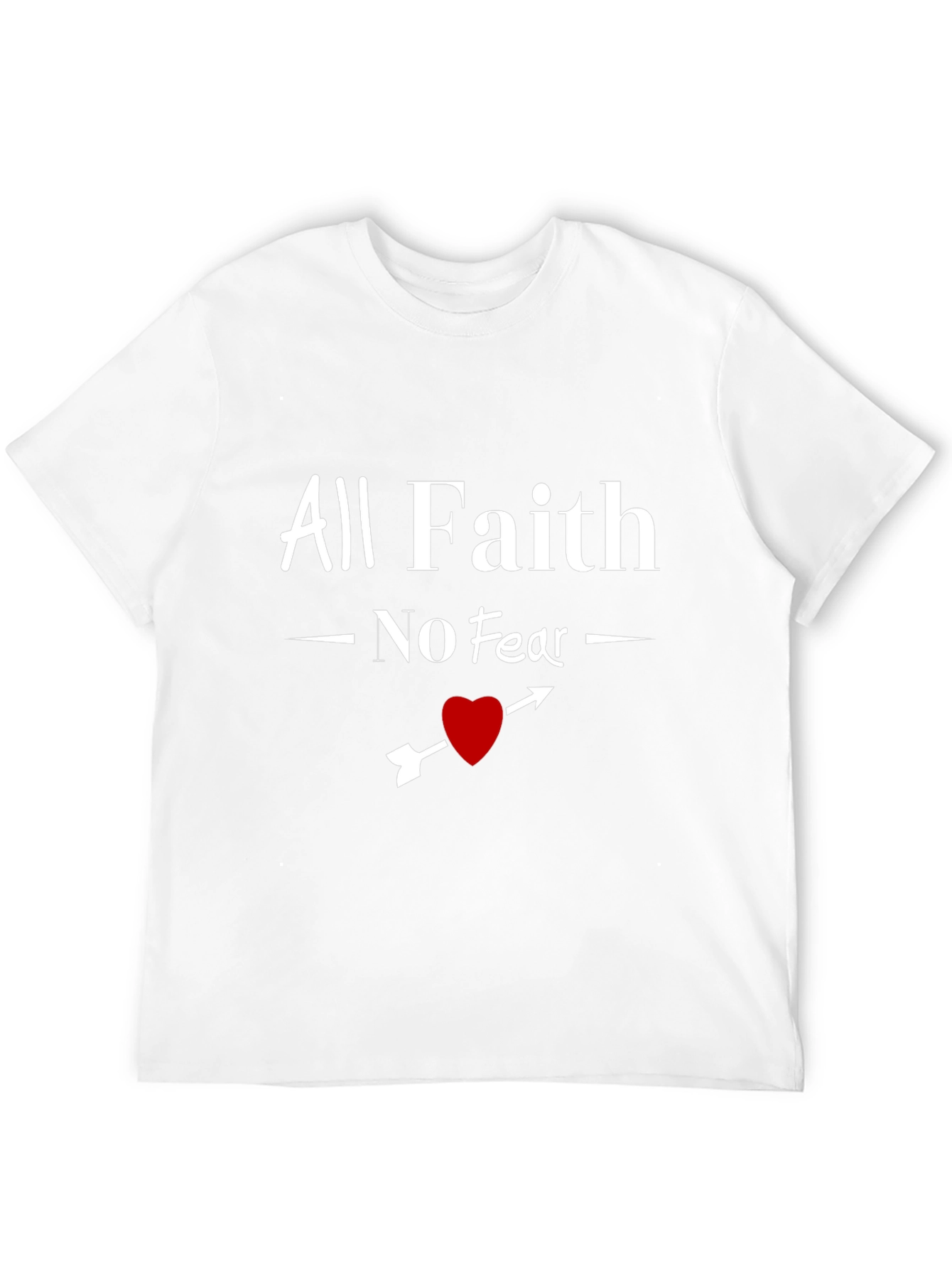 Faith Over Fear Graphic Tee - Stylish Christian Apparel