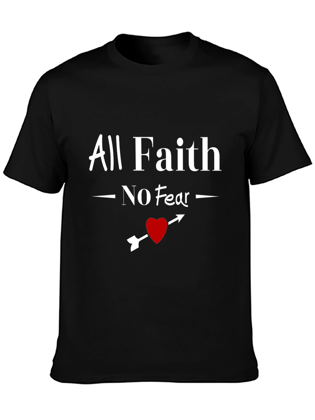 Faith Over Fear Graphic Tee - Stylish Christian Apparel