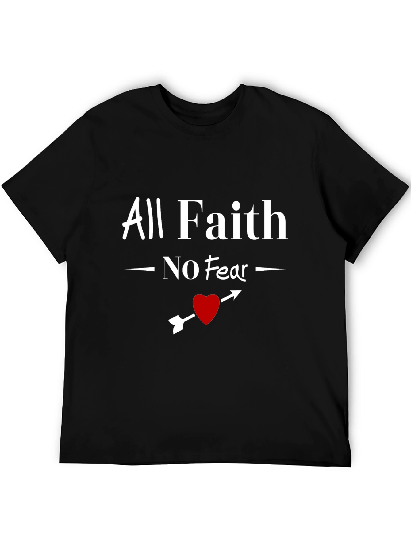 Faith Over Fear Graphic Tee - Stylish Christian Apparel